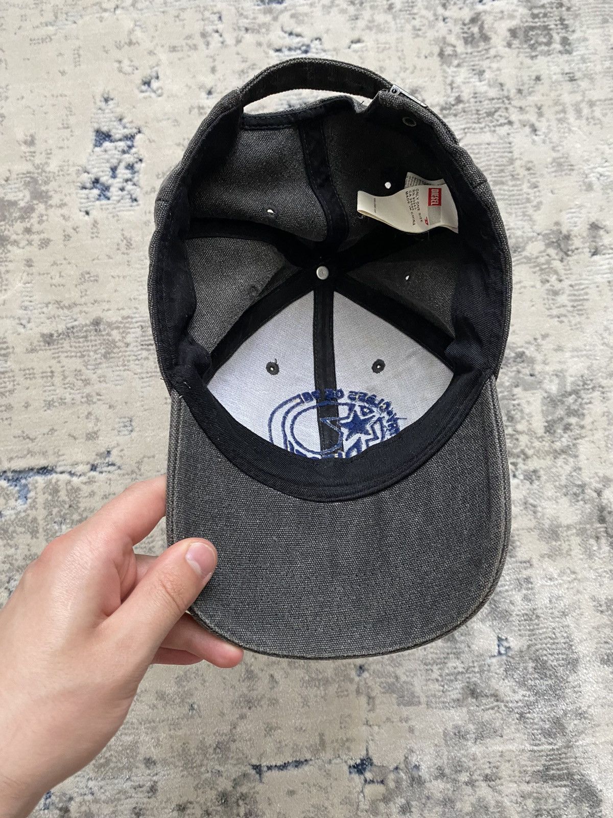 Diesel × Vintage Diesel Big Logo Hat Cap Size ONE SIZE - 7 Thumbnail