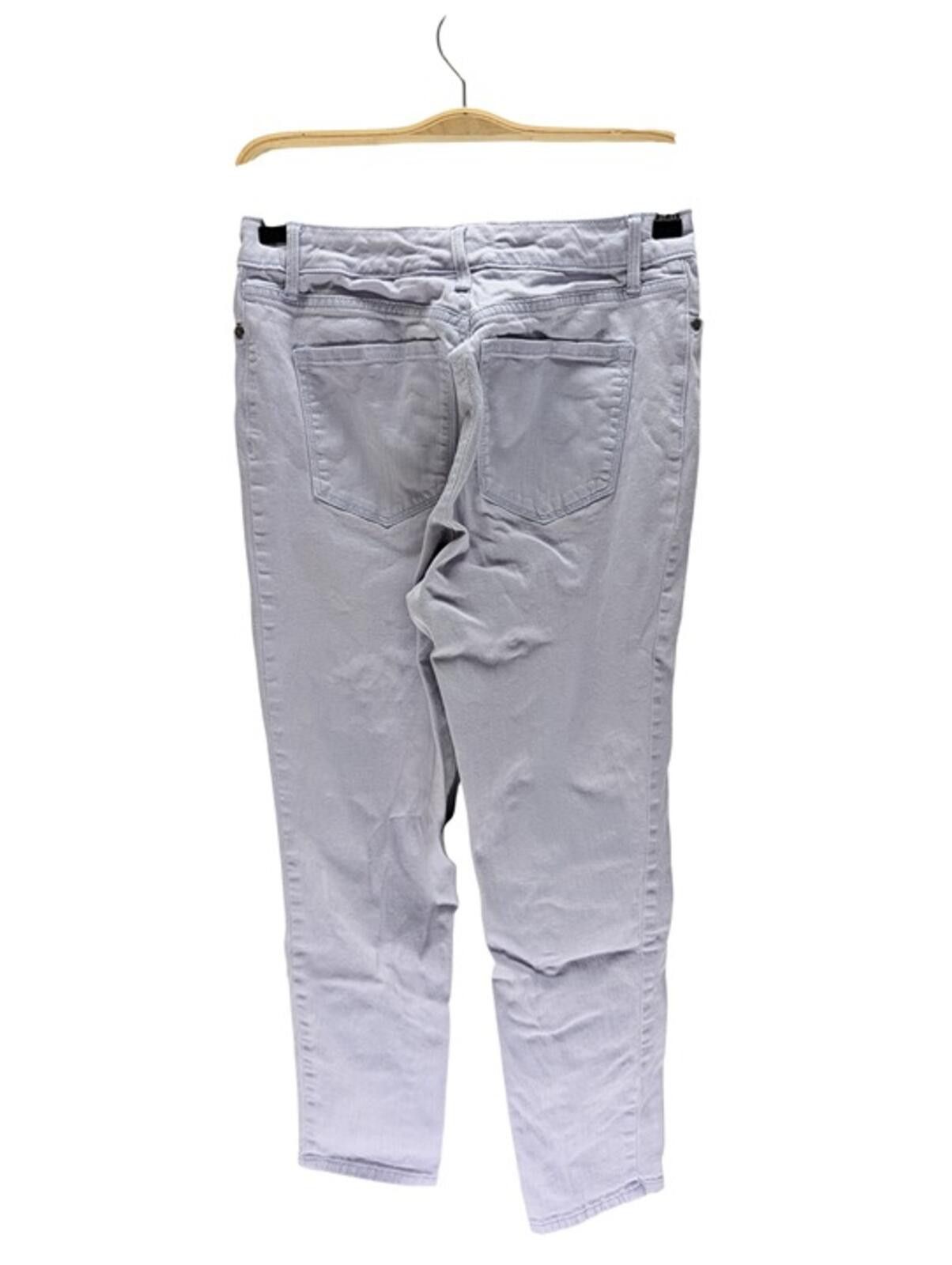 Nine West Nine West Gramercy Crop Lavender Skinny 4 Stretch Denim Size 25" / US 0 / IT 36 - 2 Thumbnail