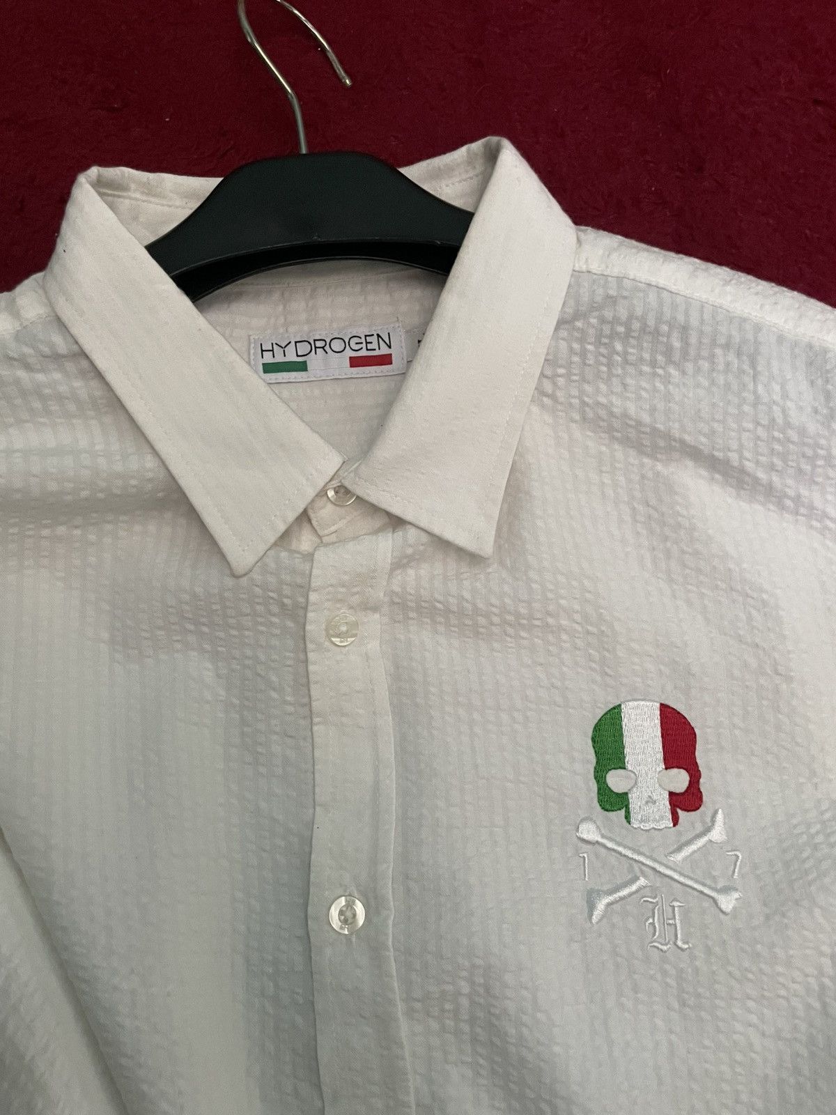 HYDROGEN Y2k crazy skull italy hydrogen shirt Size US XL / EU 56 / 4 - 10 Thumbnail