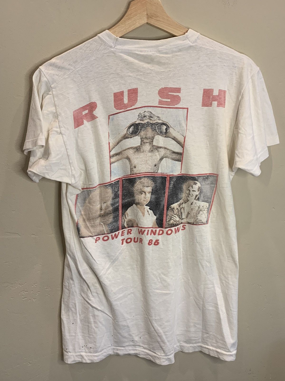 Band Tees × Vintage *RARE* Vintage 1985 Rush Power Windows Single Stitch Shirt Size US L / EU 52-54 / 3 - 2 Thumbnail