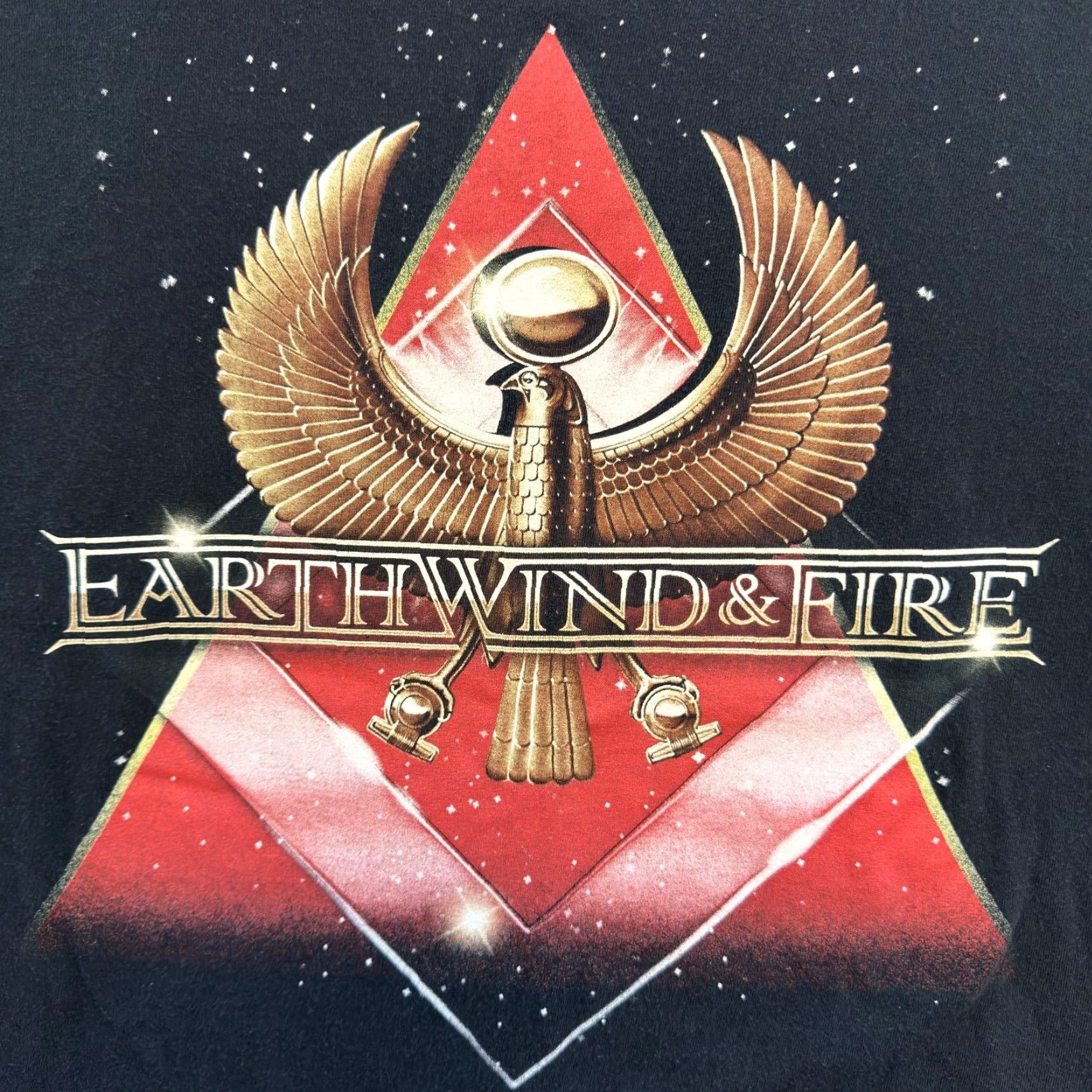 Vintage VINTAGE Earth Wind & Fire T-Shirt XL Black September Band Tee Music Promo Merch Size US XL / EU 56 / 4 - 3 Thumbnail