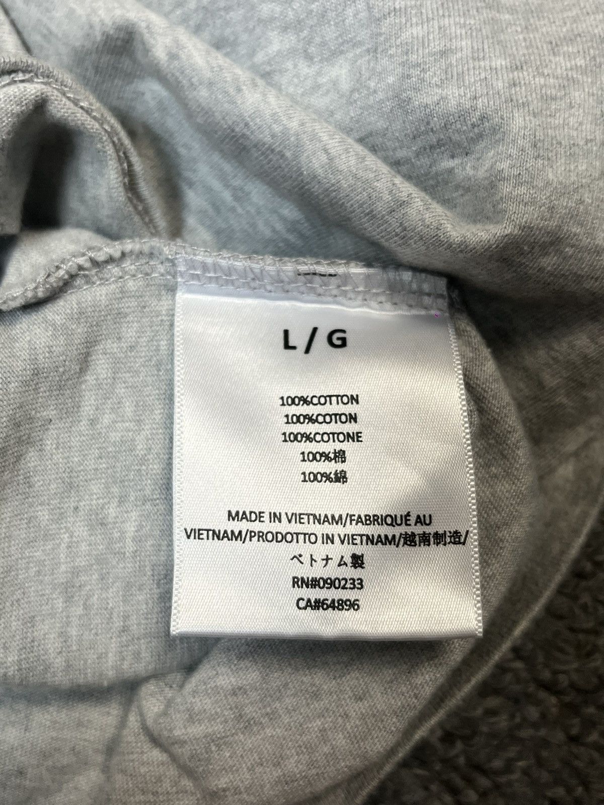 Essentials Fear of God Essentials Short Sleeve-Tee “Heather Grey” Size US L / EU 52-54 / 3 - 8 Thumbnail
