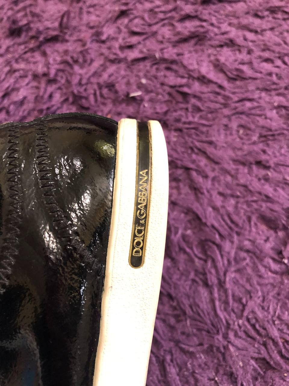 Dolce & Gabbana DOLCE GABBANA Black White Lace Up Shoes Sneakers Sporty Size US 8.5 / IT 38.5 - 16 Thumbnail