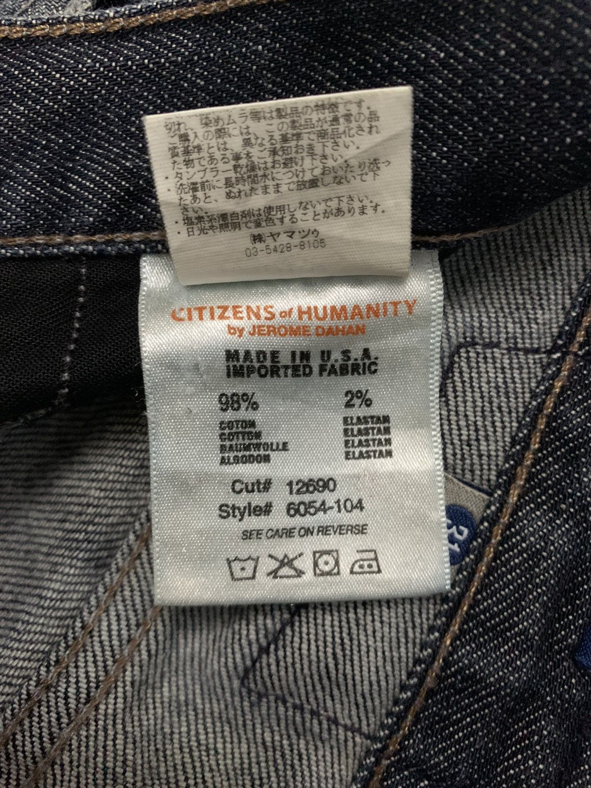 Citizens Of Humanity Vintage Citizens Of Humanity Straight Leg Distressed Denim Size US 32 / EU 48 - 22 Thumbnail