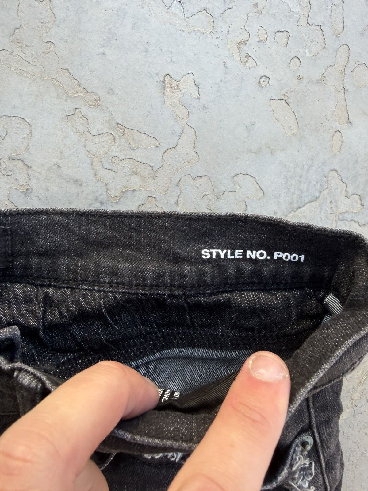 Purple Brand Purple Brand P001 Overspray Jeans Black Size 31 New Size US 31 - 5 Thumbnail