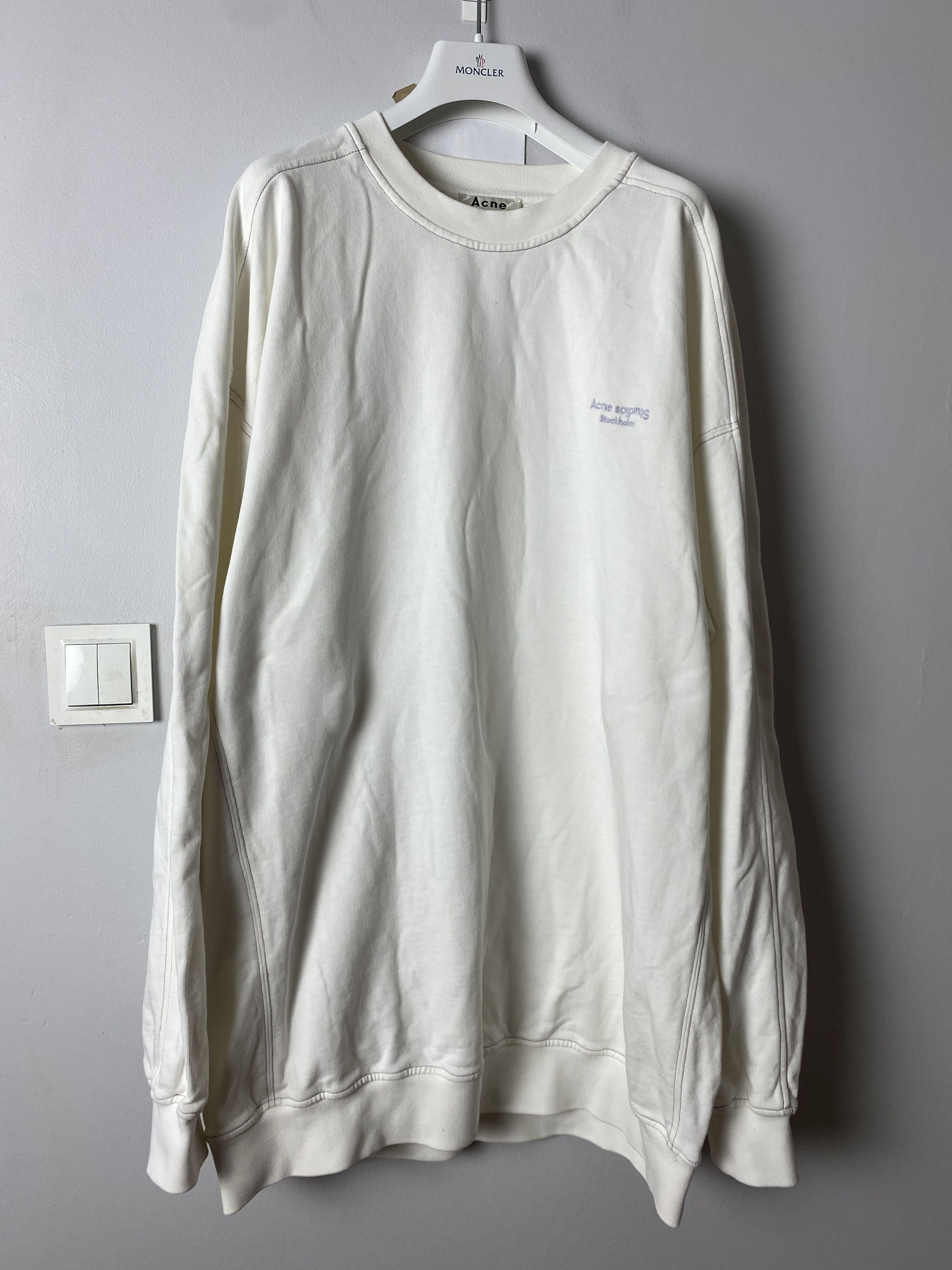 Acne Studios Acne Studios small logo sweatshirt crewneck oversized Size US L / EU 52-54 / 3 - 1 Thumbnail