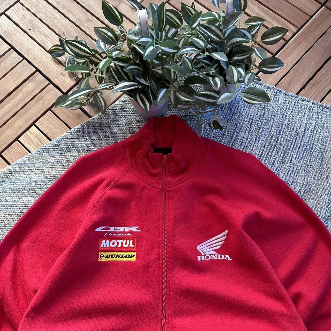 Honda Vintage Y2K Honda Racing F1 Motorsport Zip Up Track Jacket Size US XL / EU 56 / 4 - 3 Thumbnail