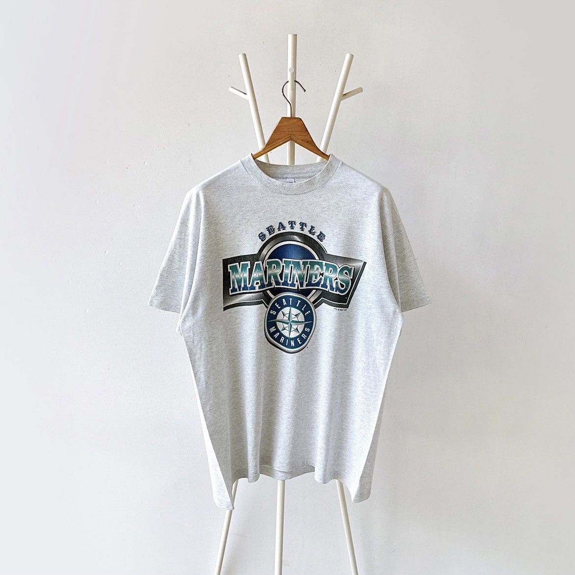 Fruit Of The Loom × Vintage 90s Seattle Mariners MLB t-shirt/ XL Size US XL / EU 56 / 4 - 1 Thumbnail