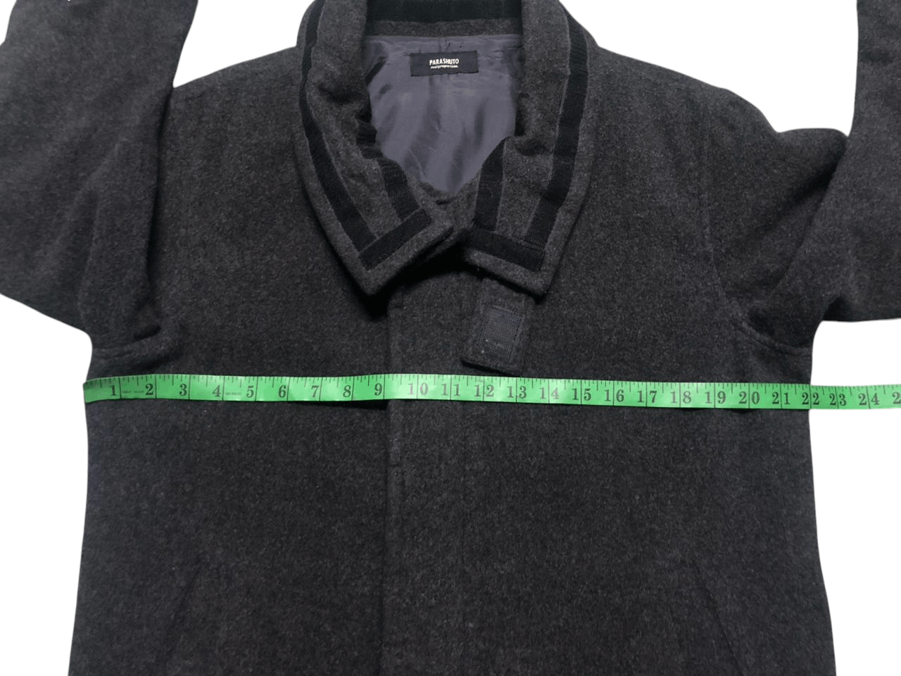 Japanese Brand × Vintage Vintage Parashuto Presented By Nakajo Wool Overcoats Jacket Size US M / EU 48-50 / 2 - 20 Thumbnail