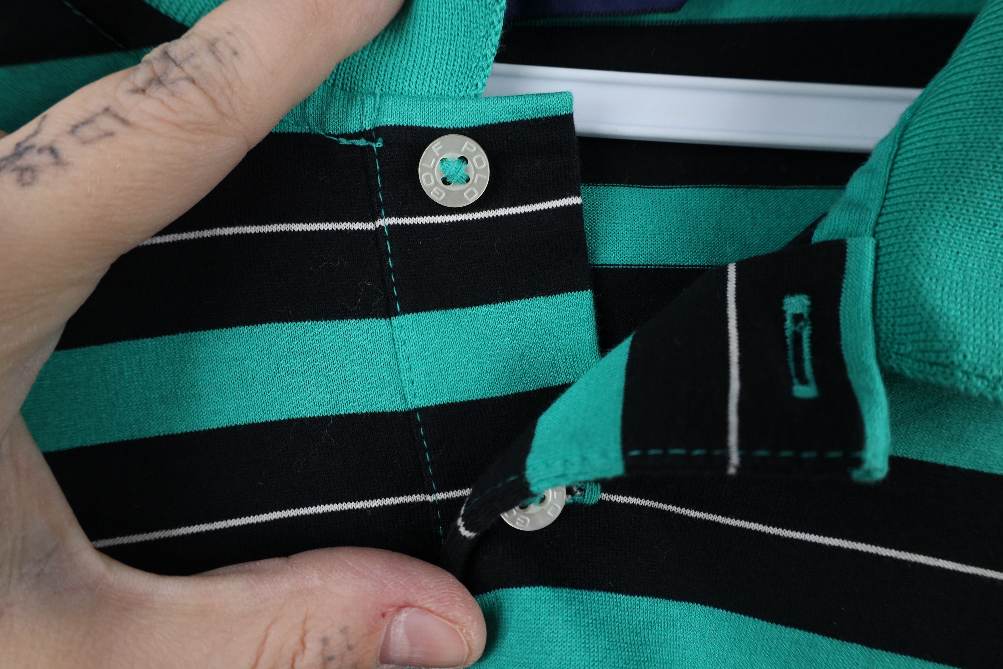 Ralph Lauren × Vintage Polo Golf Ralph Lauren Block Collared Polo Shirt Cotton Size US XL / EU 56 / 4 - 8 Thumbnail