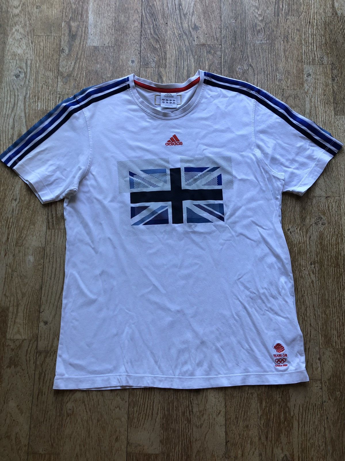 Adidas RARE ADIDAS LONDON OLYMPIC GAMES 2012 VINTAGE TEE SHIRT Size US M / EU 48-50 / 2 - 1 Thumbnail