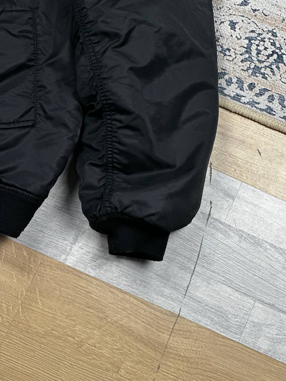 Vintage Vintage Avant Garde MA 1 Baggy Black Bomber Jacket Size US L / EU 52-54 / 3 - 6 Thumbnail