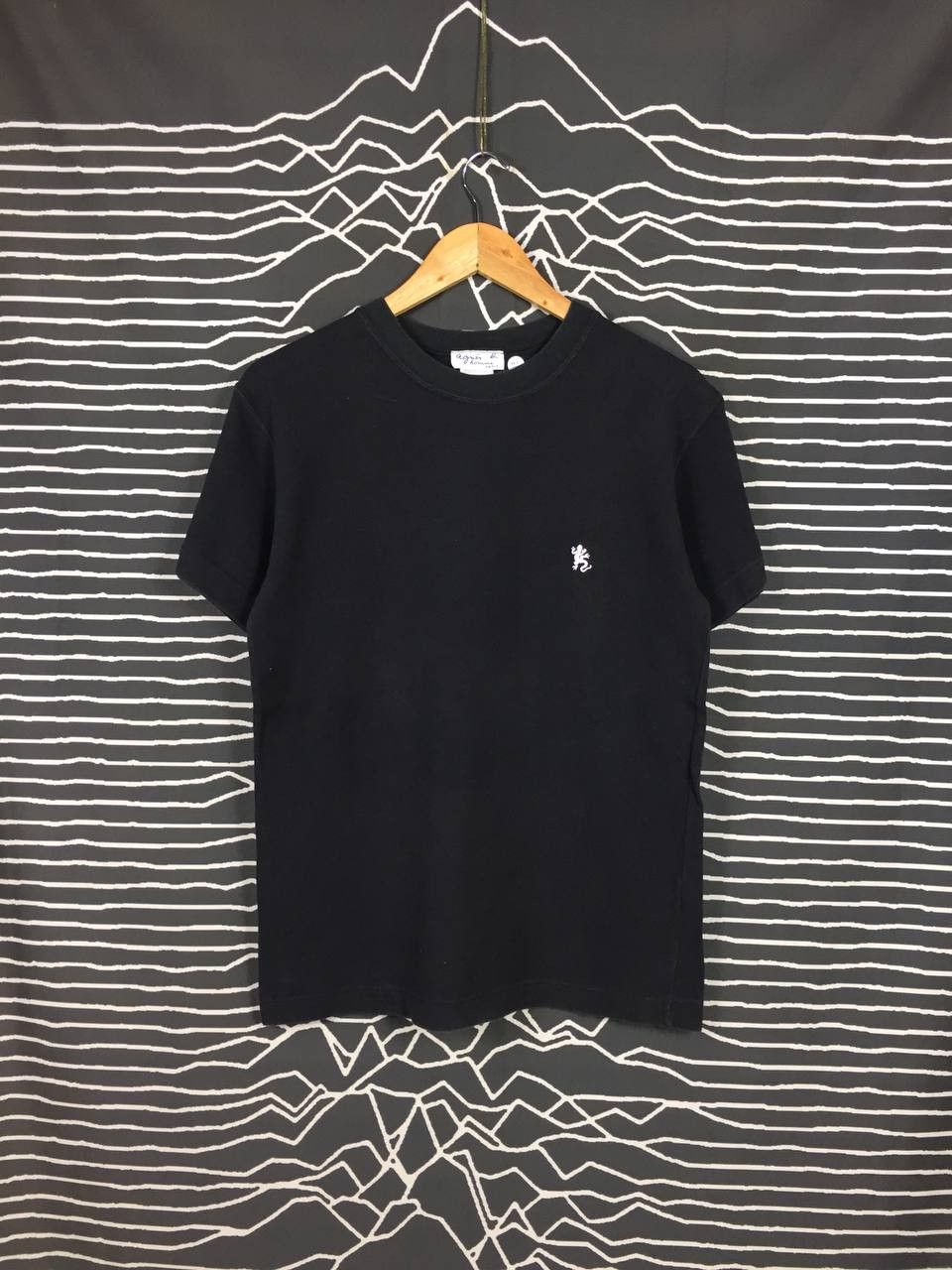 Vintage × agnes b. Vtg Agnes B Homme Paris Fashion Designer Logo Tee Size US M / EU 48-50 / 2 - 1 Thumbnail
