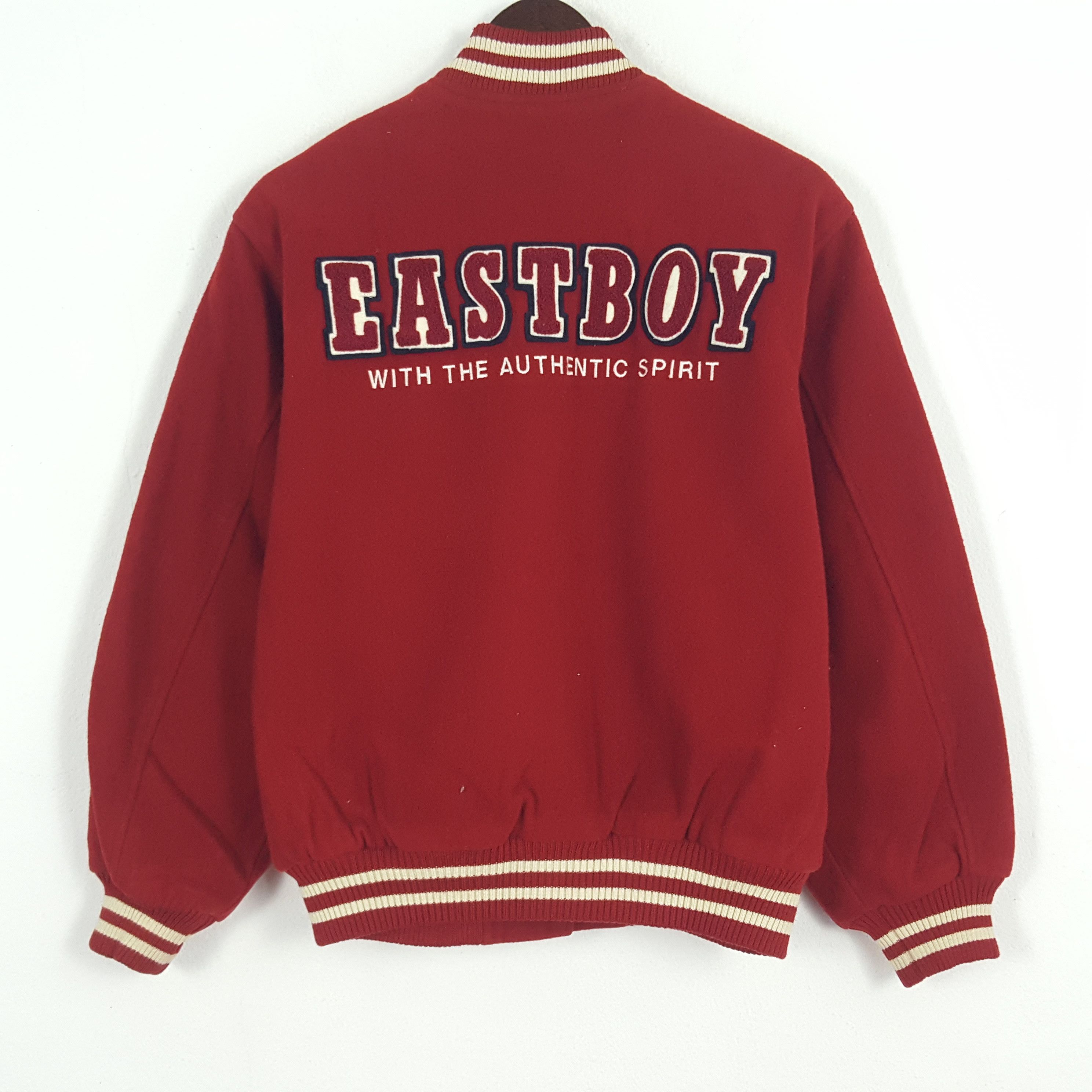 Vintage Vintage EastBoy Velvet Patch Logo Varsity Jacket Size US M / EU 48-50 / 2 - 3 Thumbnail