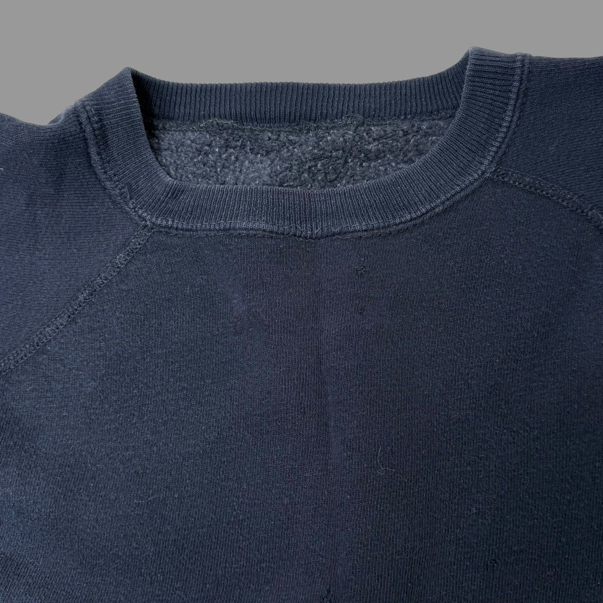 Vintage Vintage 1960s dark navy blank sweatshirt Size US M / EU 48-50 / 2 - 4 Thumbnail