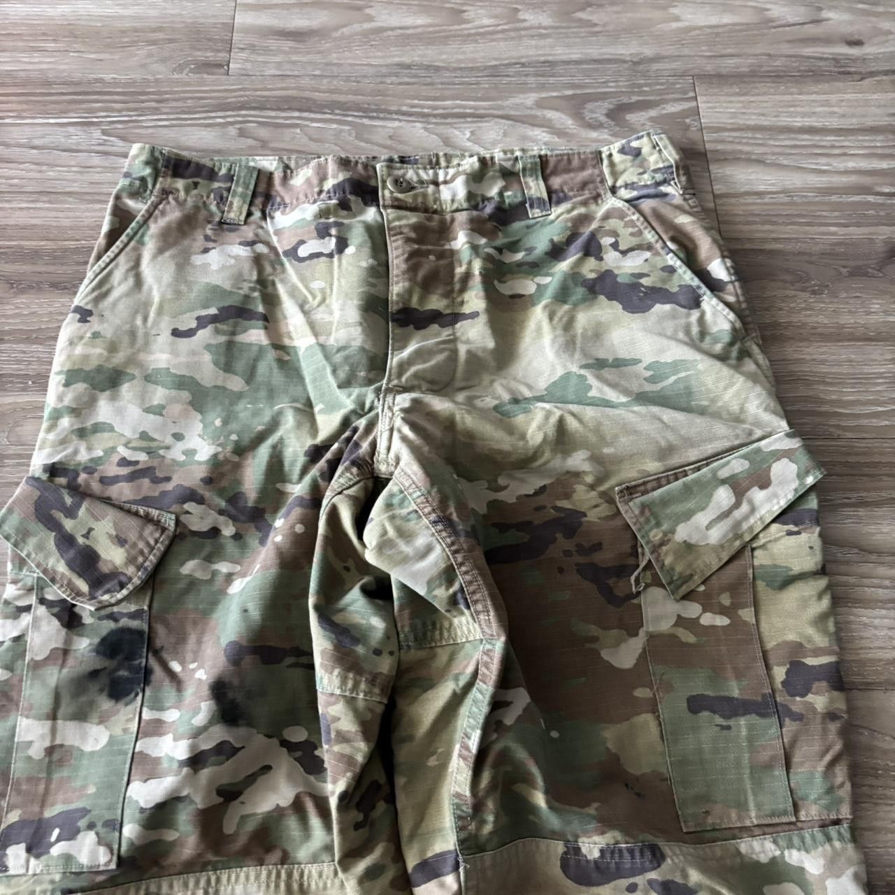 Japanese Brand Vintage Y2K/2000s Military Camo Streetwear Skater Cargo Pants! 34x32 Size US 34 / EU 50 - 5 Thumbnail