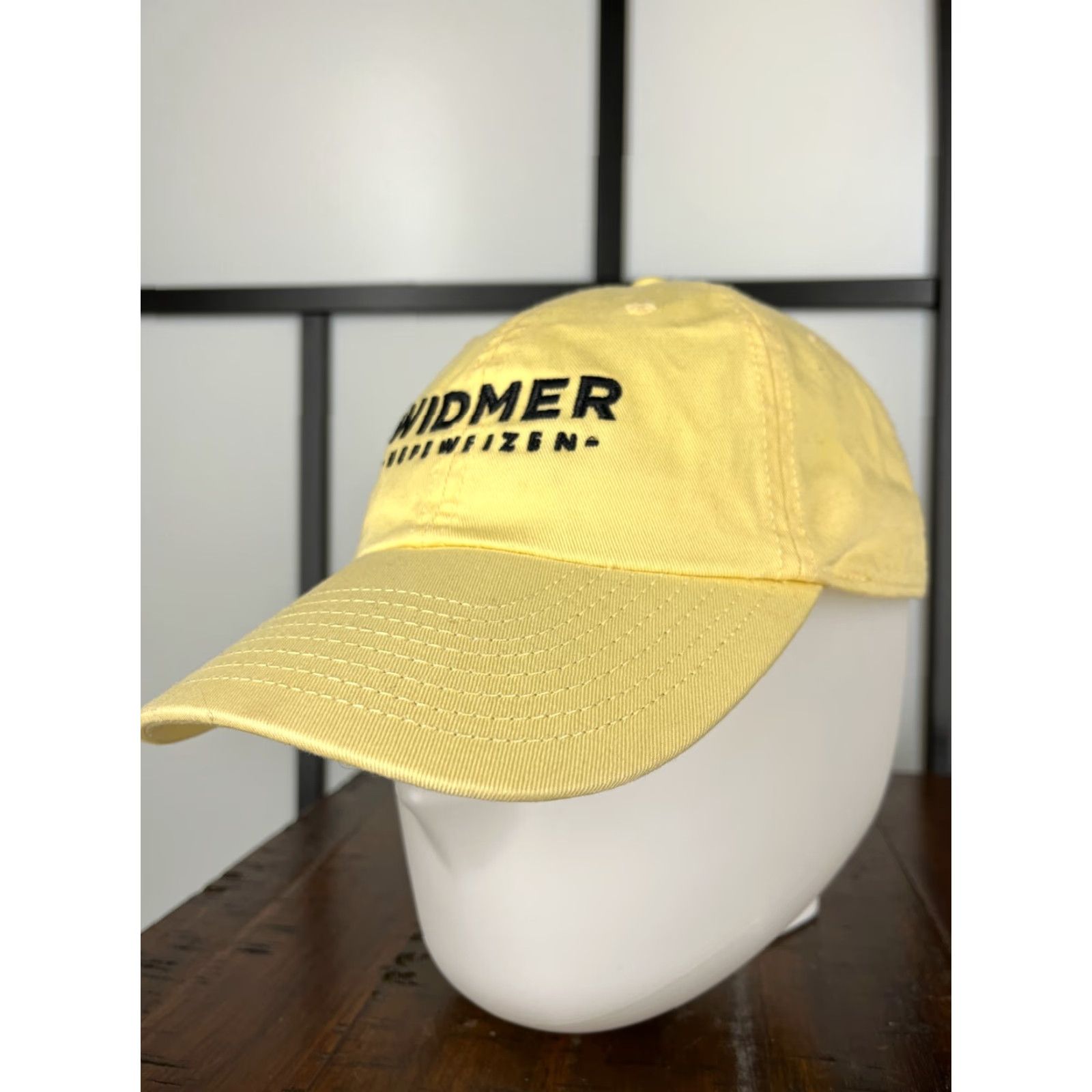 Vintage Widmer Baseball Hat Cap Strap Back Adult Yellow Beer Hefeweizen 100% Cotton Twill Mens Size ONE SIZE - 4 Thumbnail