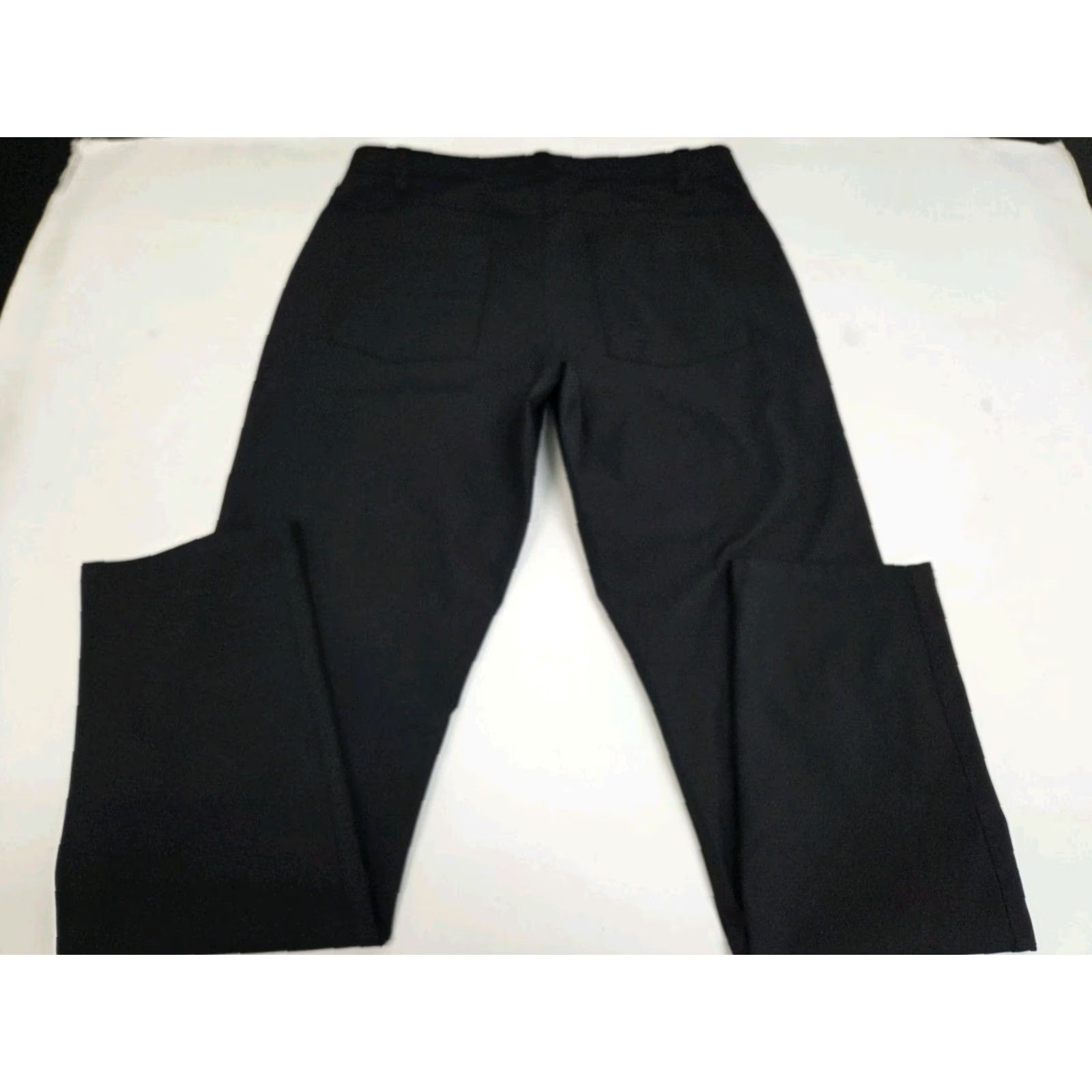 Vintage FLX Pants Mens Premium Flat Front Performance Athleisure Pants 30/30 #7758 Black Slim Chino Tapered Zip Button 30 Regular Mens Size US 30 / EU 46 - 2 Thumbnail
