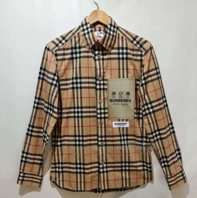 Burberry Burberry Long Sleeve Checked Shirt for Men. Size US XS / EU 42 / 0 - 1 Thumbnail