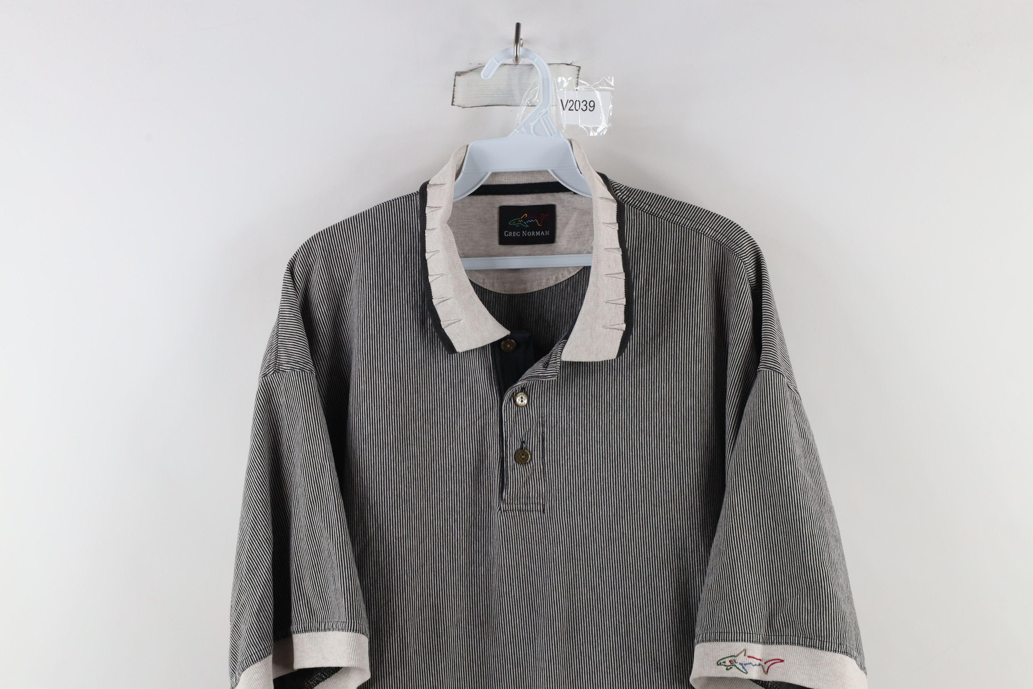Vintage Vintage 90s Streetwear Collared Golf Polo Shirt Cotton Size US XXL / EU 58 / 5 - 2 Thumbnail