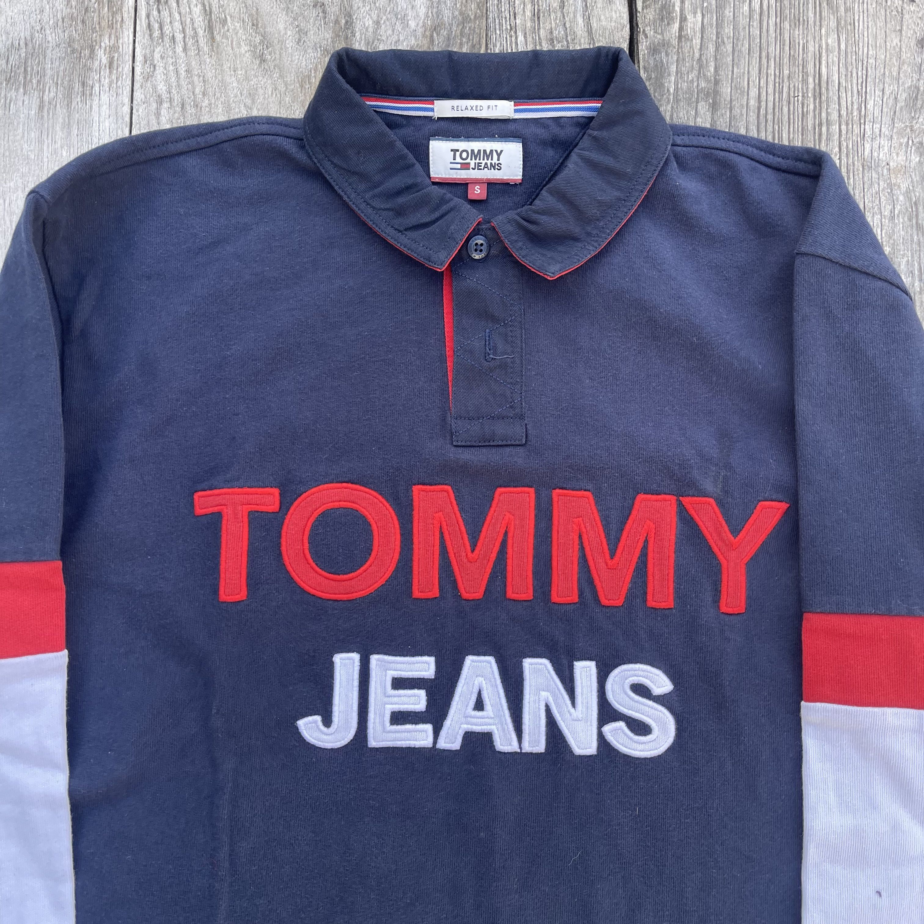 Tommy Jeans Tommy Jeans Relaxed Fit Long Sleeve Polo Shirt Size US S / EU 44-46 / 1 - 2 Thumbnail