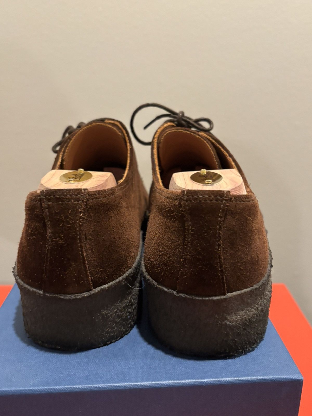 Sanders 150th Aniv. Sanders Brown Polo Snuff Suede Derby Sz UK7/US8 Size US 8 / EU 41 - 3 Thumbnail