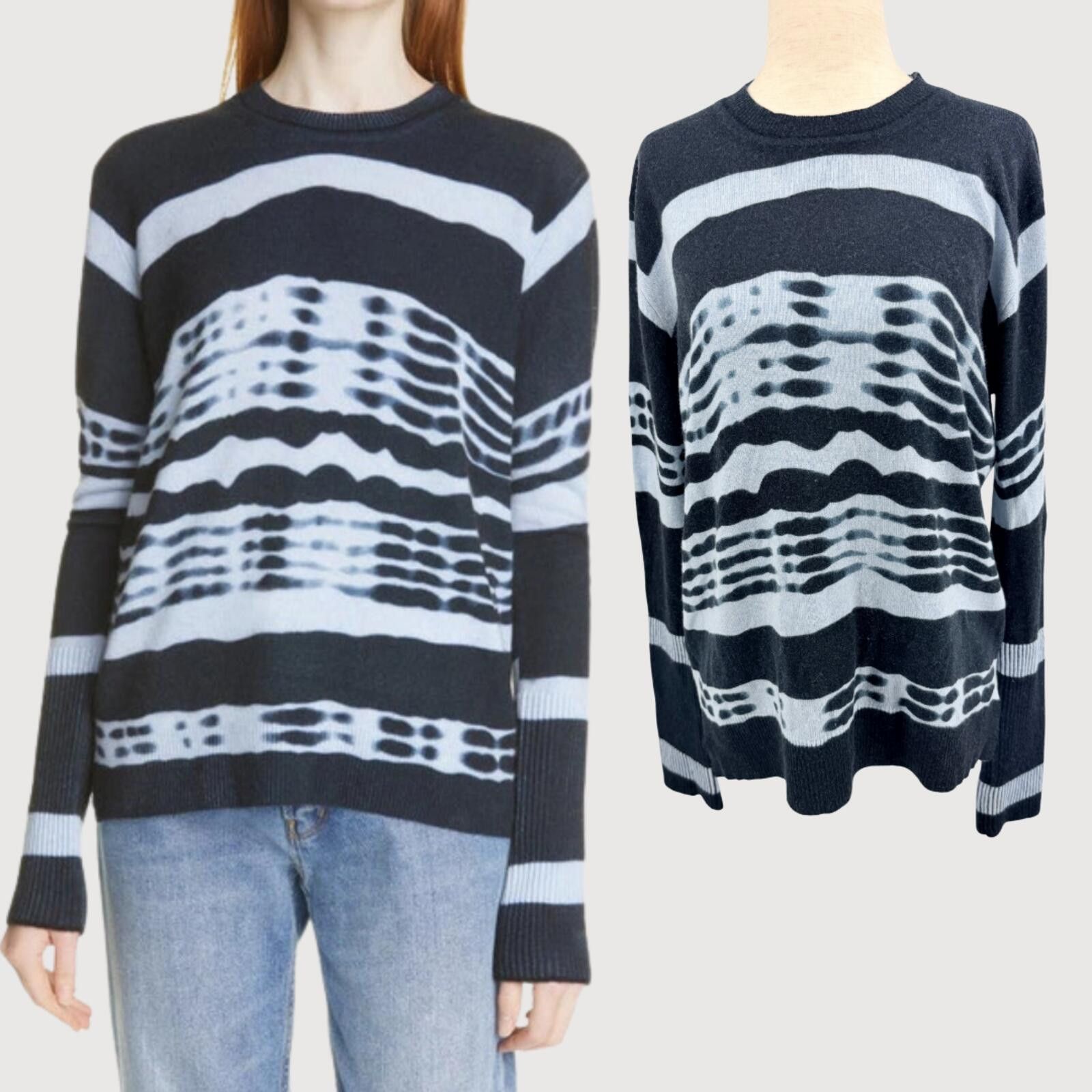 Other La Ligne Tie Dye Cashmere Sweater Blue Small Size S / US 4 / IT 40 - 1 Thumbnail