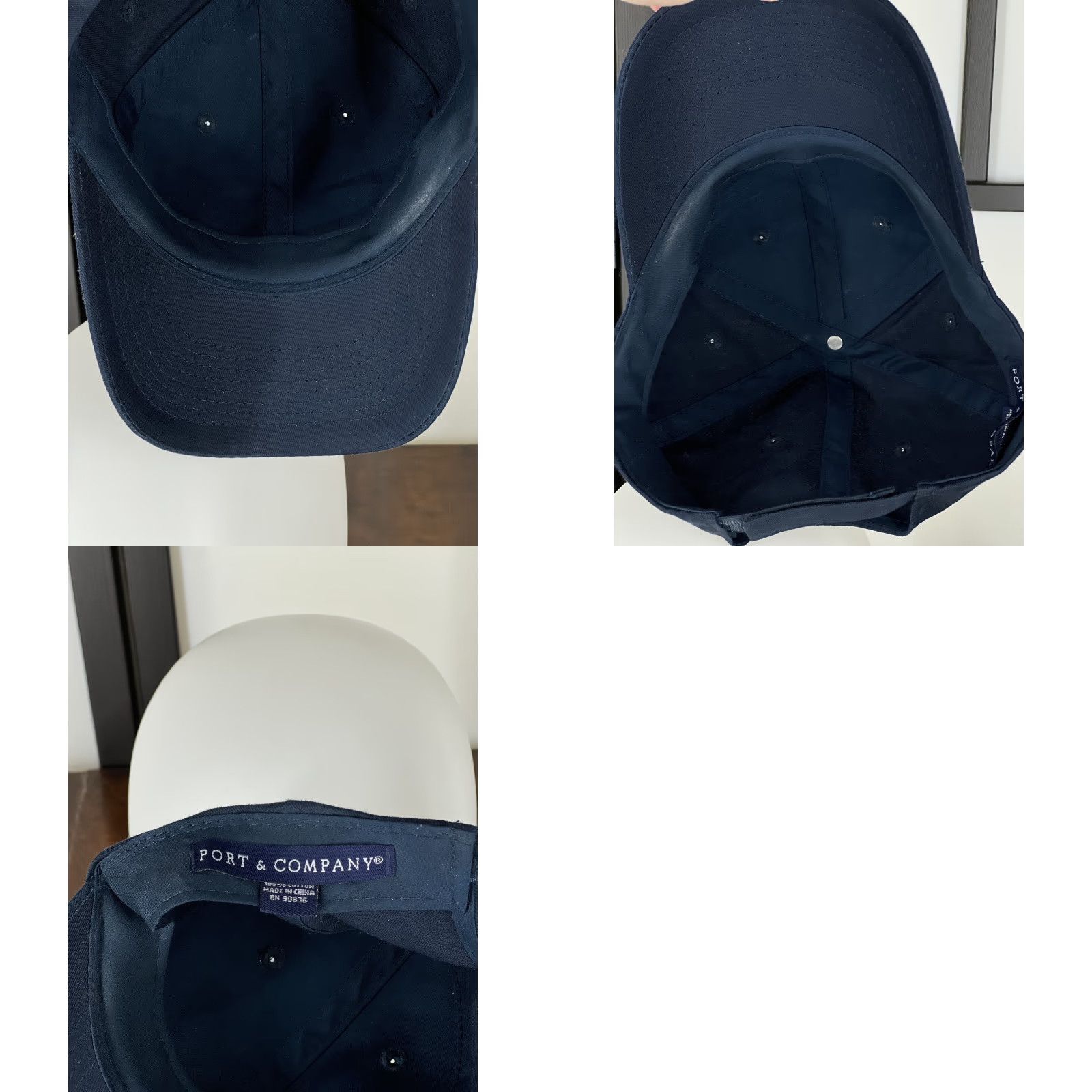 Vintage Sun Lakes Angler Hat Cap Strap Back Adult One Size Blue Cotton Fishing Arizona */ Size ONE SIZE - 8 Thumbnail