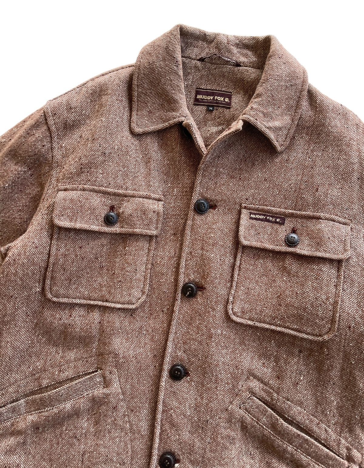 Japanese Brand Vintage Muddy Fox Wool Quilted Oversize Jacket Size US M / EU 48-50 / 2 - 3 Thumbnail