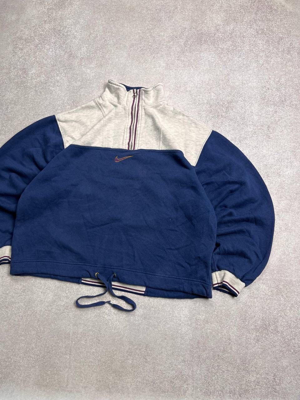Nike × Vintage Vintage Nike Oregon Boxy Zip Sweater Y2K S Size US S / EU 44-46 / 1 - 3 Thumbnail