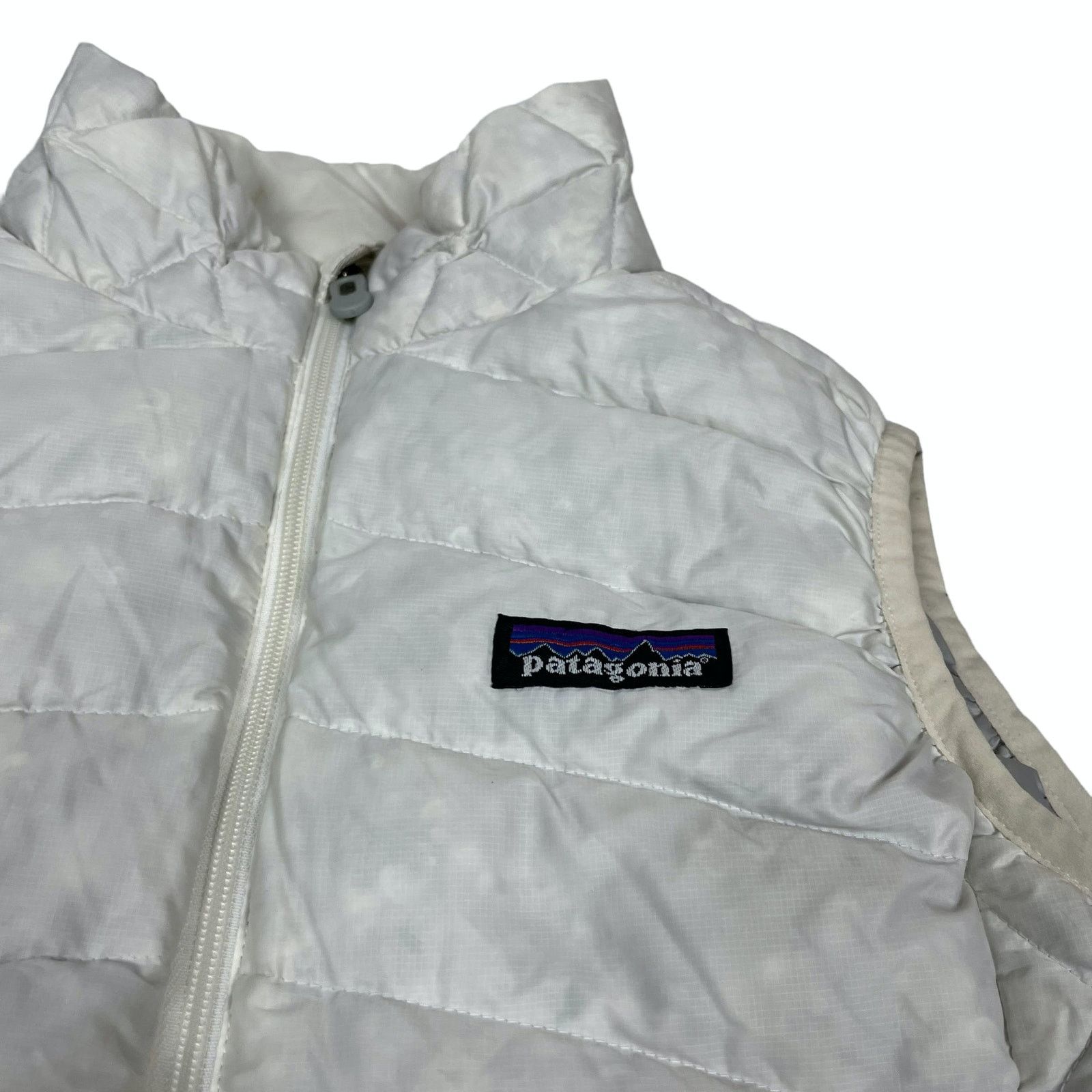 Patagonia Patagonia Women's White Full Zip Outdoor Puffer Vest XS Size XS / US 0-2 / IT 36-38 - 3 Thumbnail