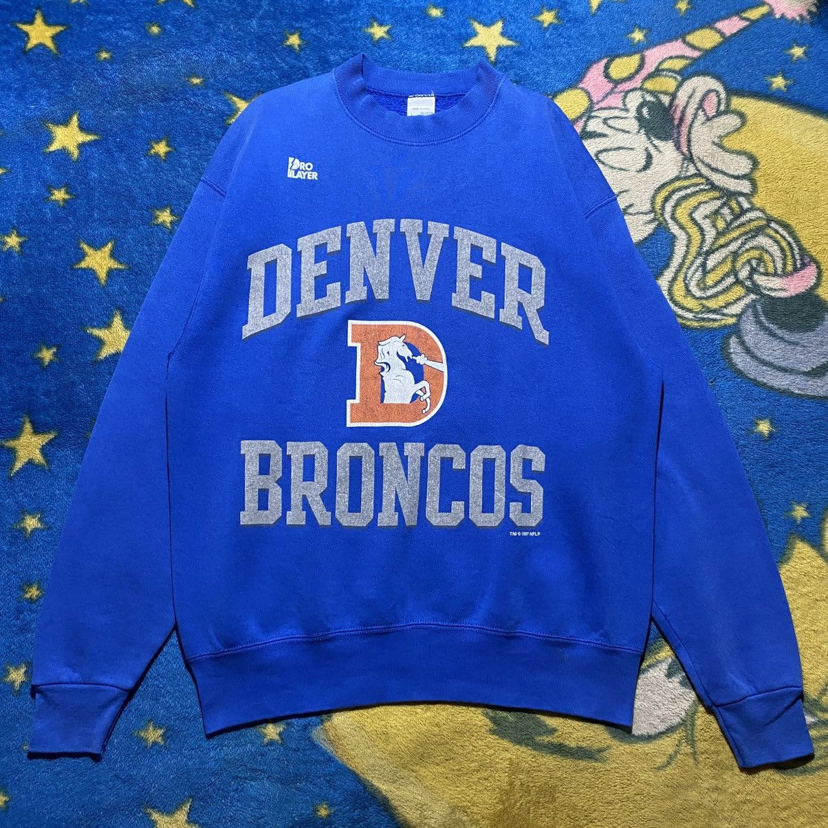 NFL Vintage NFL Denver Broncos Pro Player 1997 Sweatshirt Size US L / EU 52-54 / 3 - 1 Thumbnail