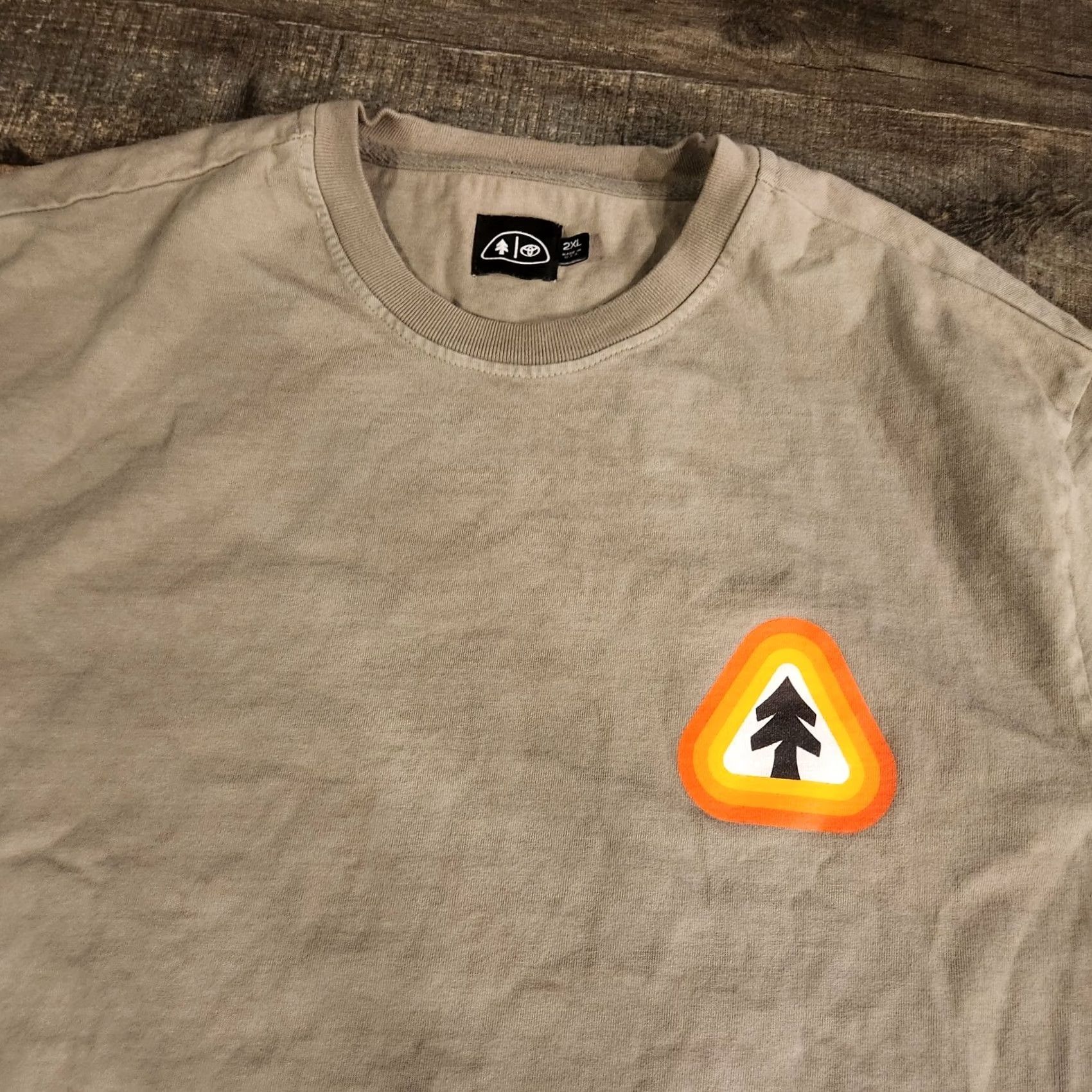 Huckberry Huckberry x Toyota Tacoma Heavyweight T Shirt Mens 2XL Made in USA Olive Drab Size US XXL / EU 58 / 5 - 3 Thumbnail