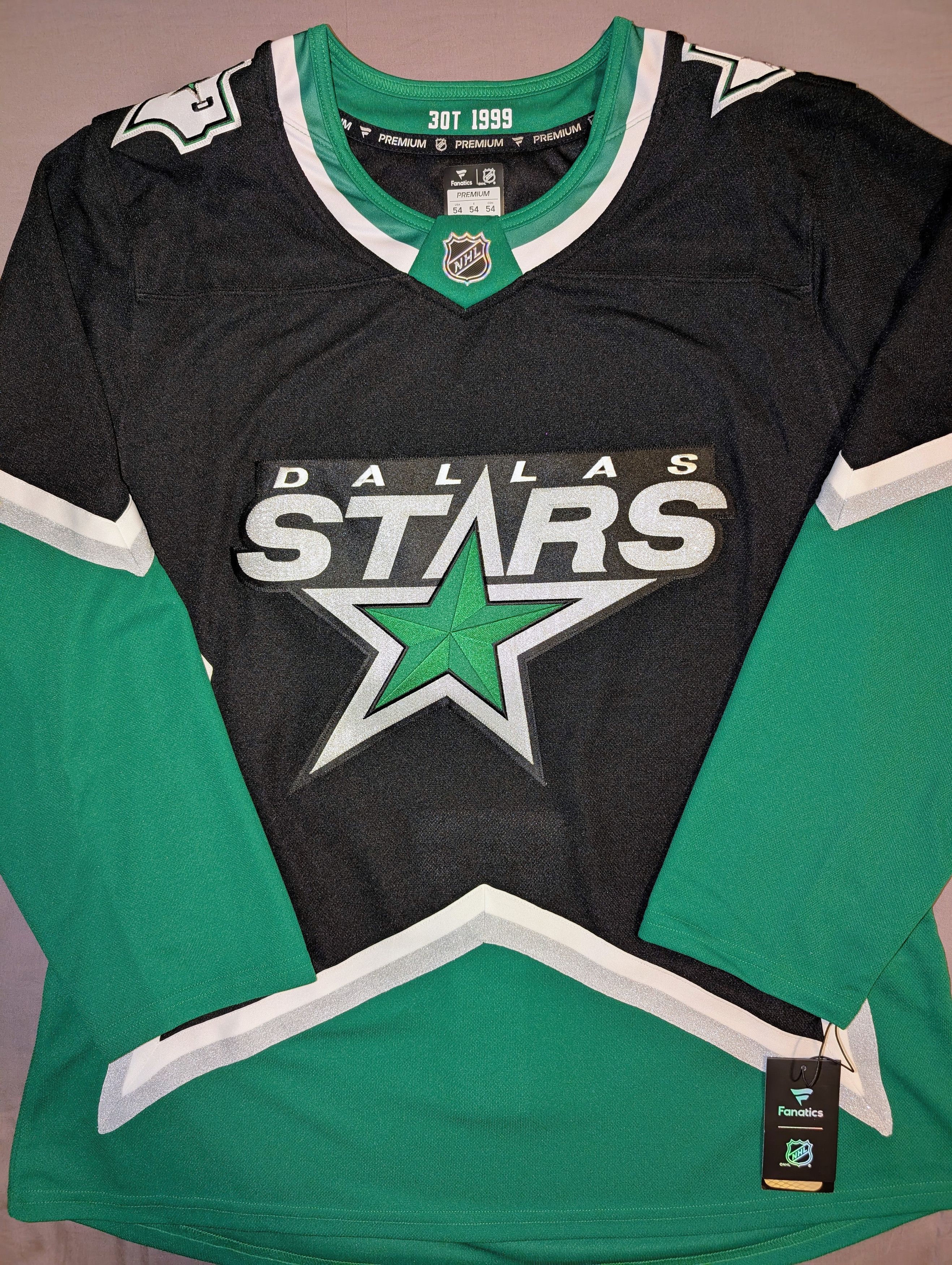 NHL Dallas Stars 99 alternate jersey Fanatics Premium sz54 Size US XL / EU 56 / 4 - 1 Thumbnail