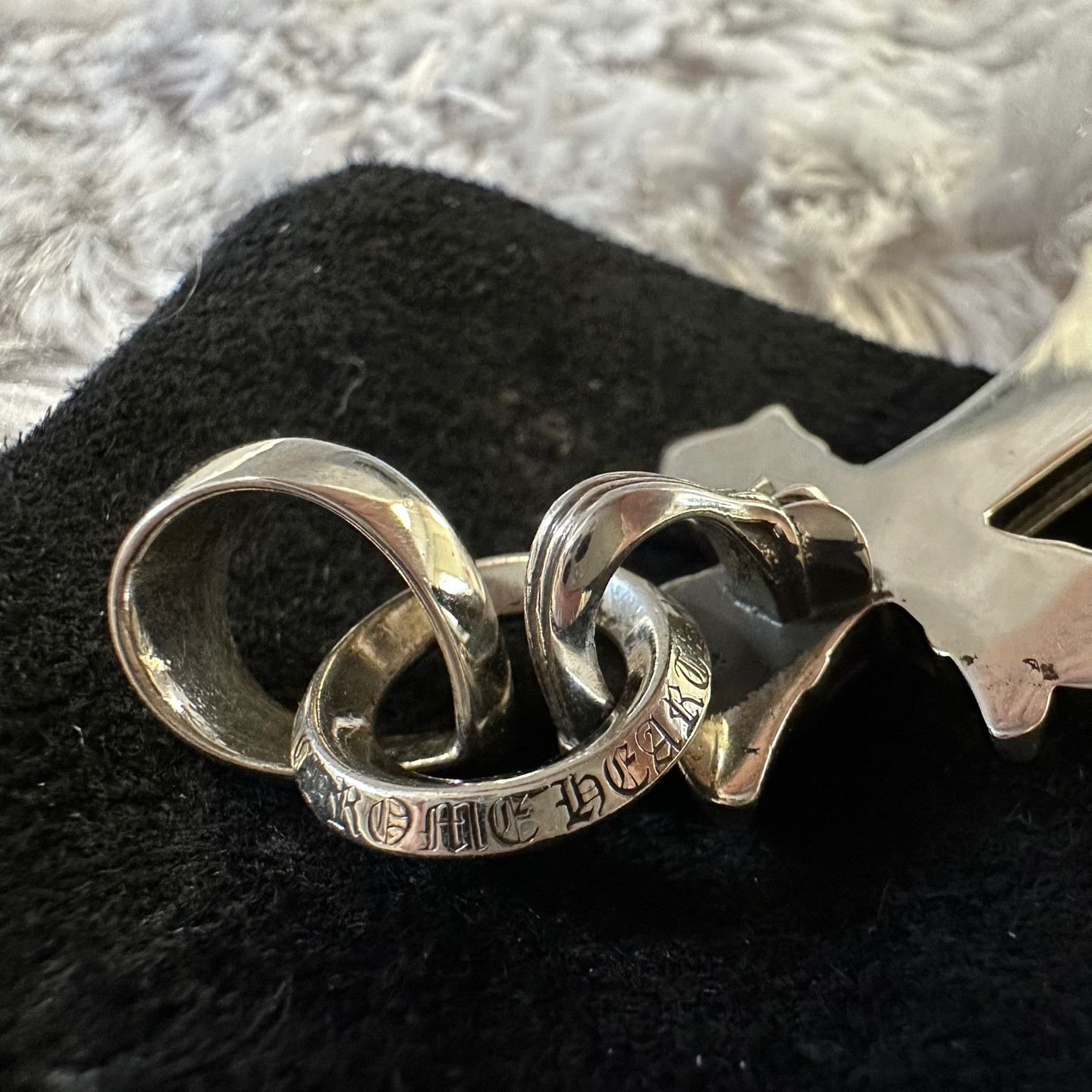 Chrome Hearts CH Double Cross Pendant with Bale Size ONE SIZE - 5 Thumbnail