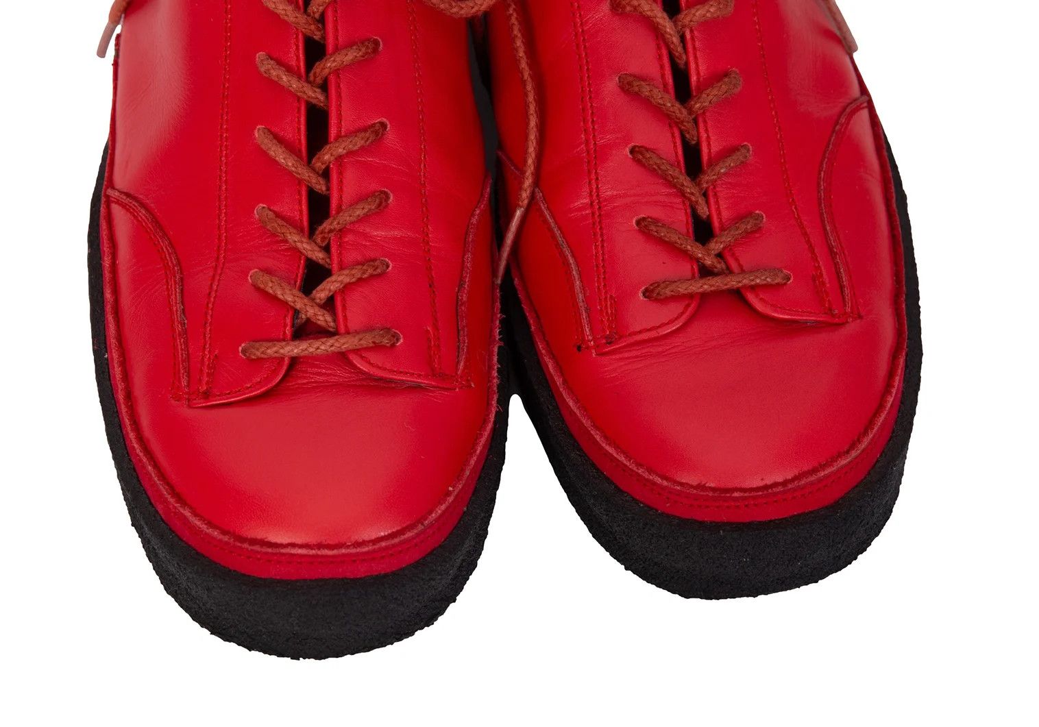 Yohji Yamamoto Yohji Yamamoto Crepe Sole Leather Sneakers Size US 9 / EU 42 - 5 Thumbnail