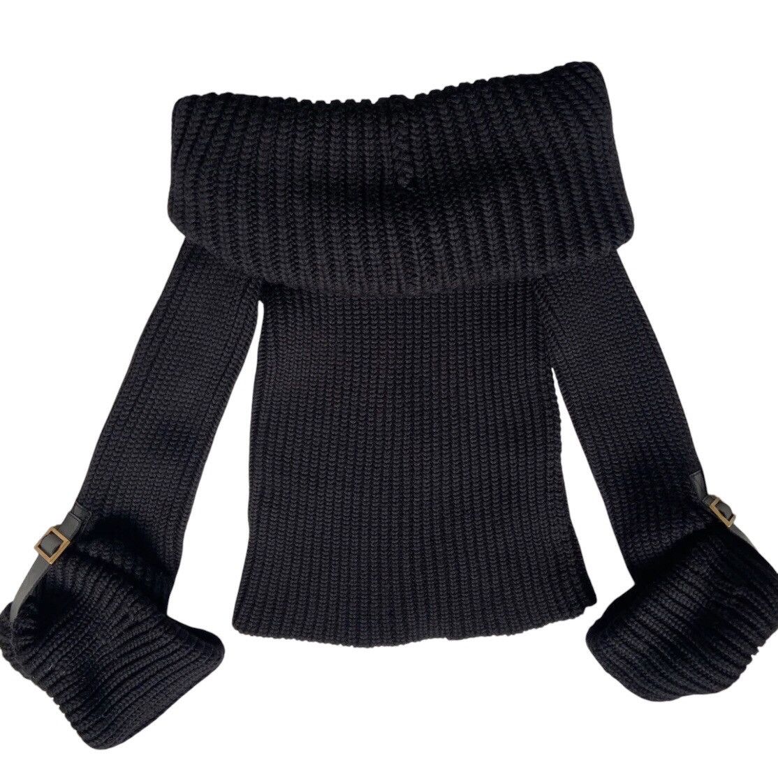 Gucci Gucci Fall 2003 Tom Chunky Cropped Knit Turtleneck Sweater Size S / US 4 / IT 40 - 5 Thumbnail