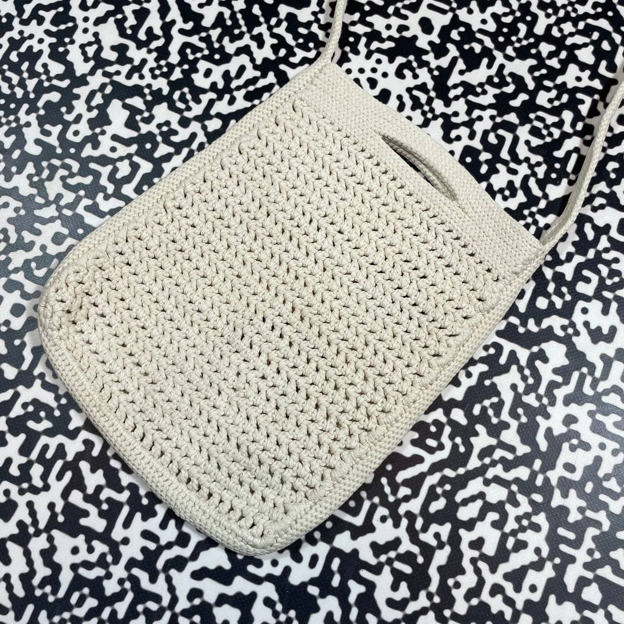 Japanese Brand Vintage 90s Japanese Knit Shouder Crossbody Retro Bag Size ONE SIZE - 8 Thumbnail