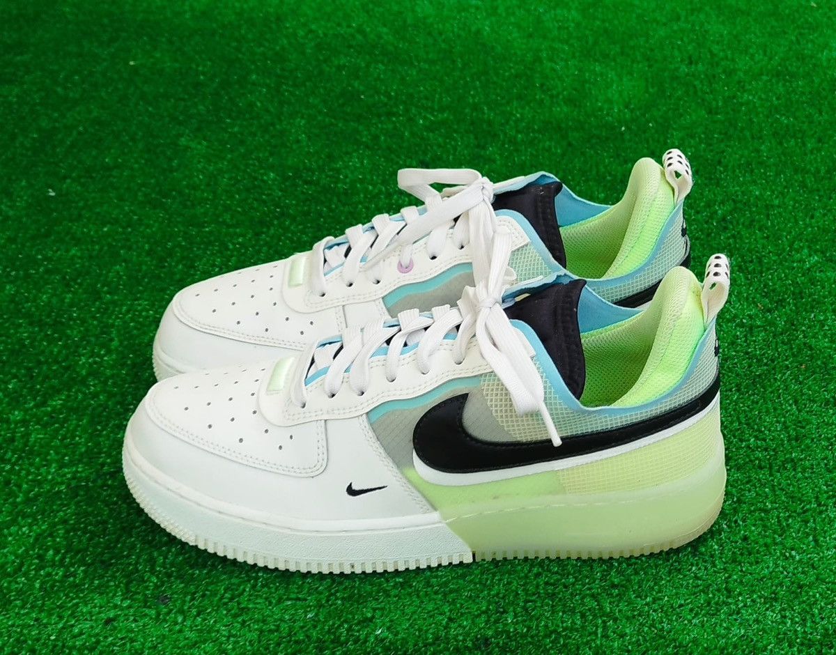 Nike Nike Air Force 1 React Sail Barely Volt Size US 7 / EU 40 - 3 Thumbnail