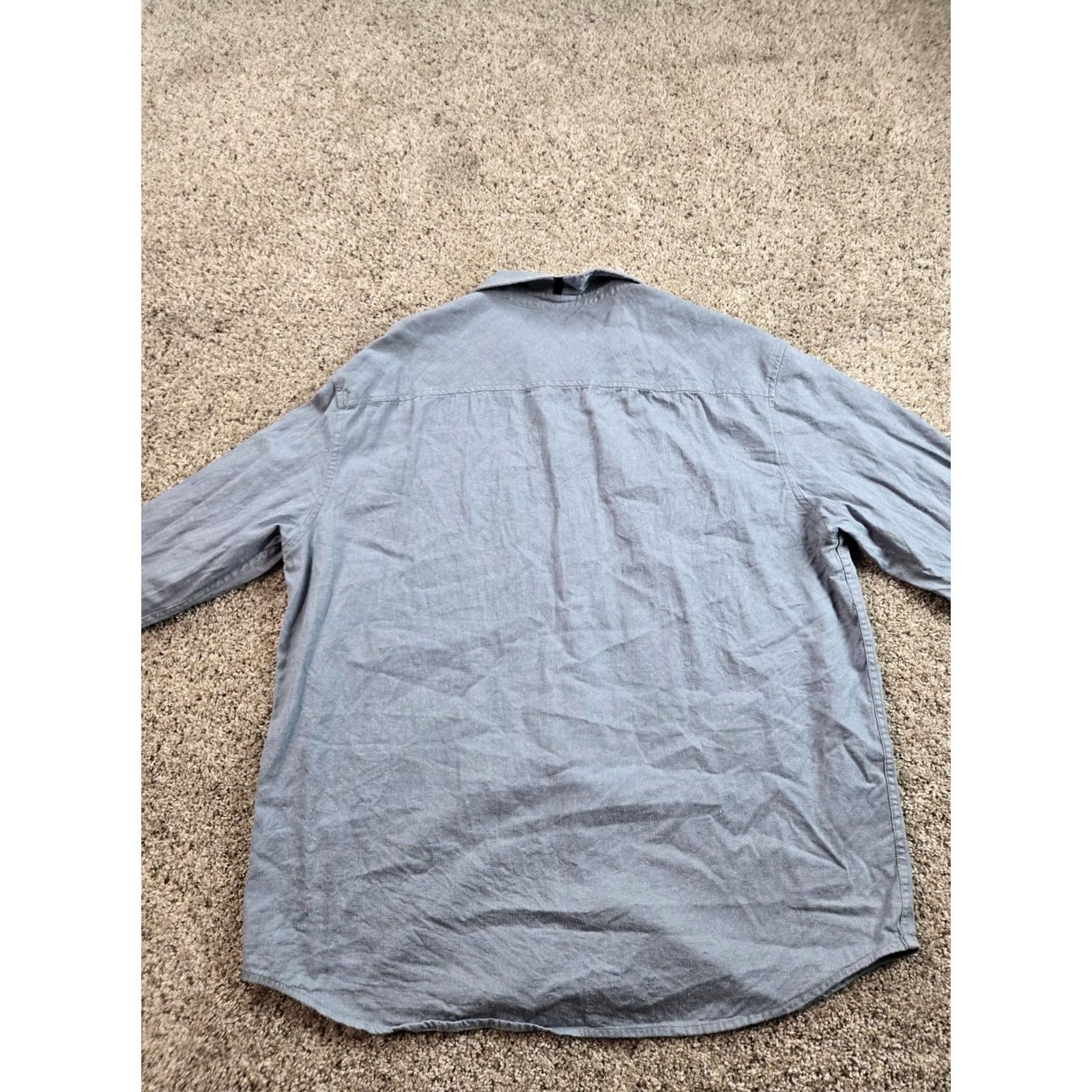 Prana PrAna Shirt Mens 2XL Gray Long Sleeve Button-Up Casual Outdoor Overshirt Size US XXL / EU 58 / 5 - 5 Thumbnail