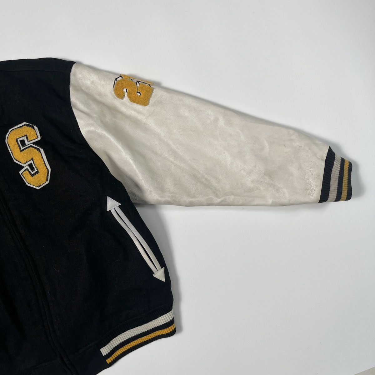 Southpole Southpole Varsity Wool & Leather Jacket Size US L / EU 52-54 / 3 - 6 Thumbnail