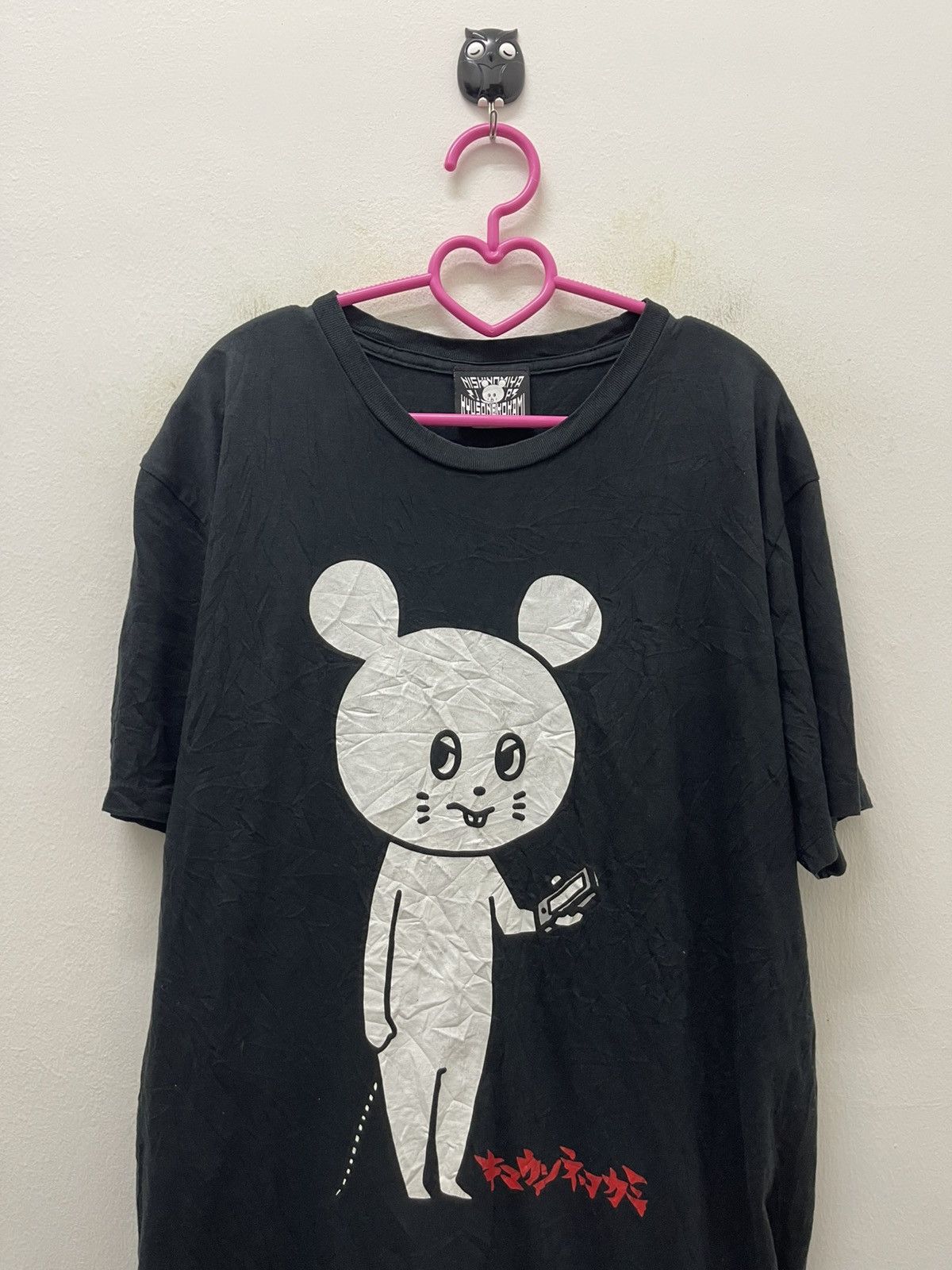 Band Tees Rare Vintage KYUSO NEKOKAMI Japanese Punk Rock Band Size US XL / EU 56 / 4 - 2 Thumbnail