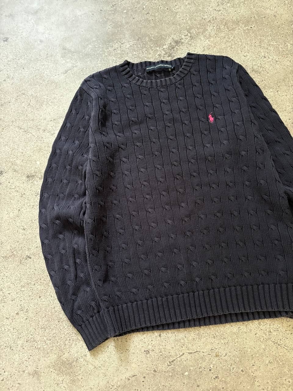 Polo Ralph Lauren Vintage Polo Ralph Lauren Sport Sweater L Blue Pull Over Size L / US 10 / IT 46 - 3 Thumbnail