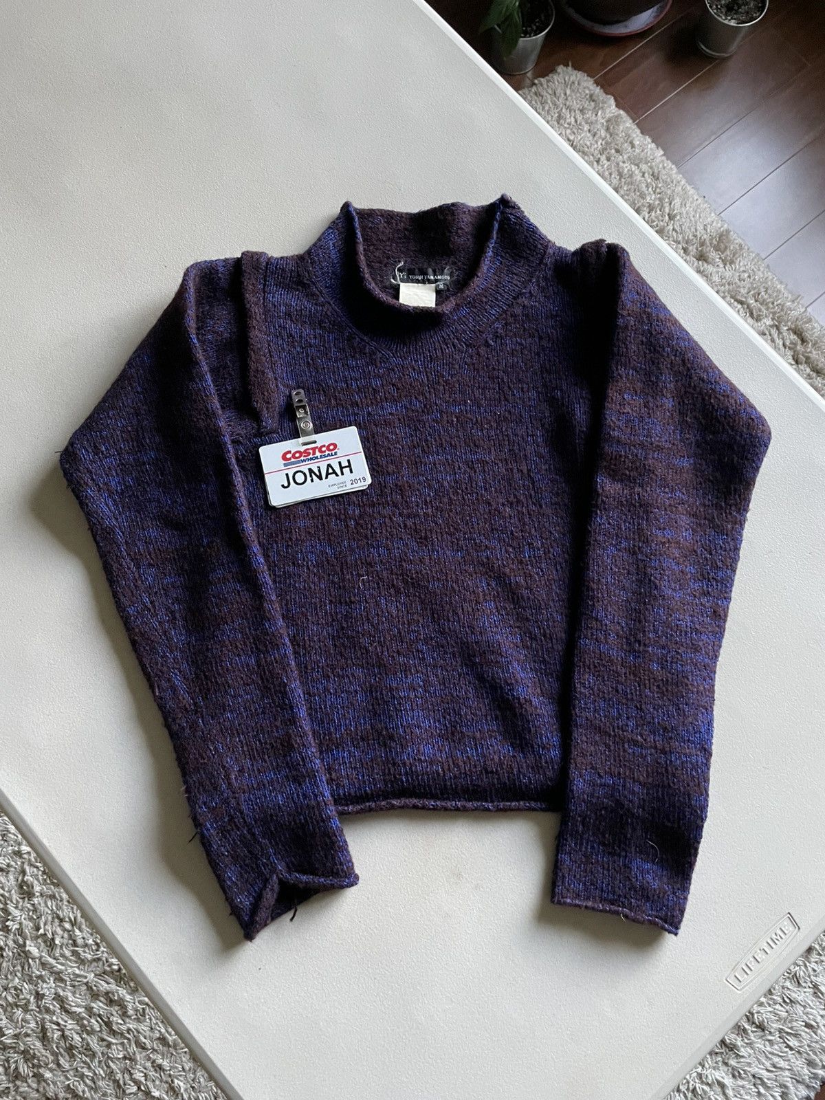 Y's Y’s Yohji Yamamoto Wool Asymmetrical Knit Sweater Size M / US 6-8 / IT 42-44 - 1 Thumbnail