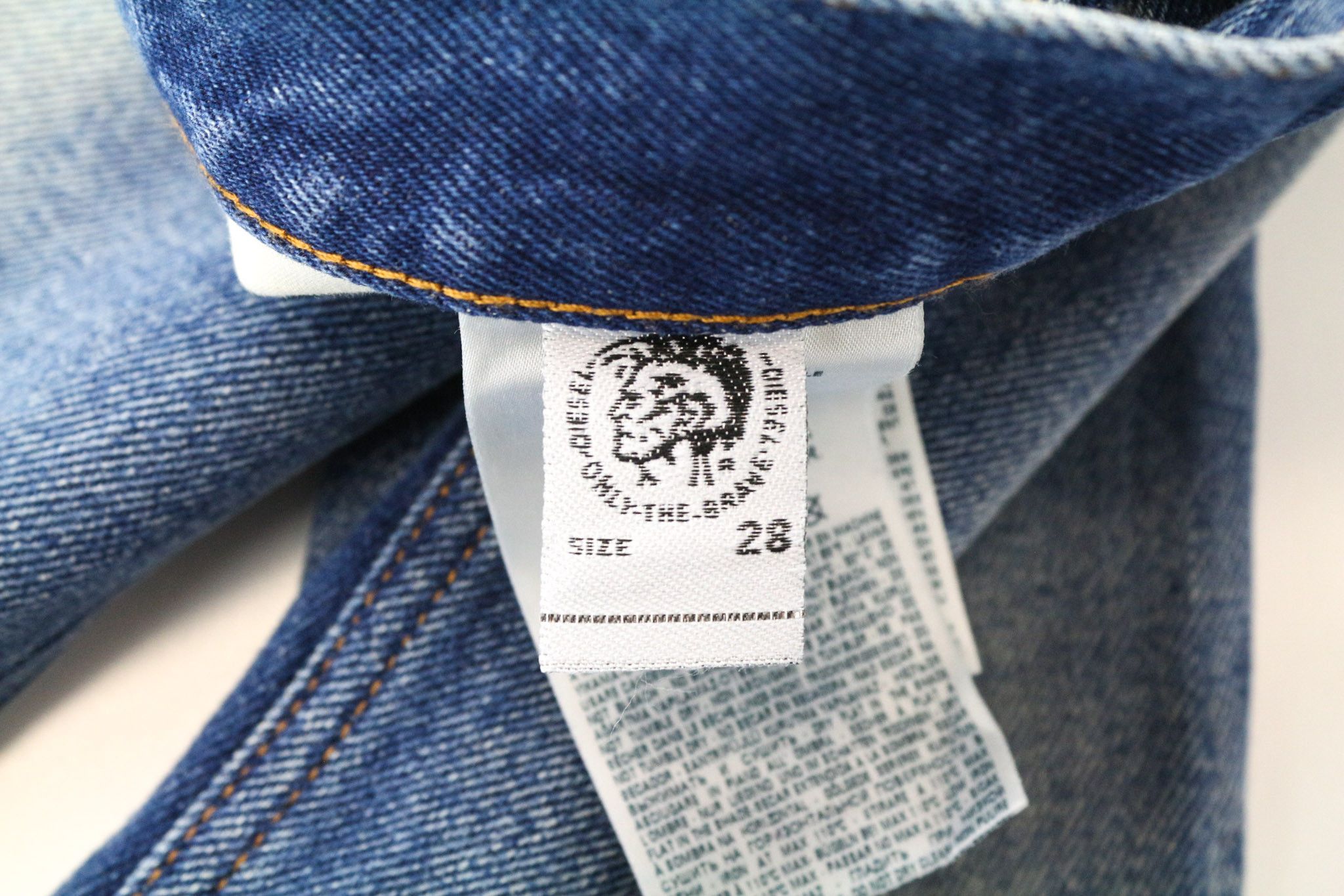 Diesel D-AYGLE 0076Y W28/L30 Blue Tapered Jeans 74360 Size US 28 / EU 44 - 7 Thumbnail