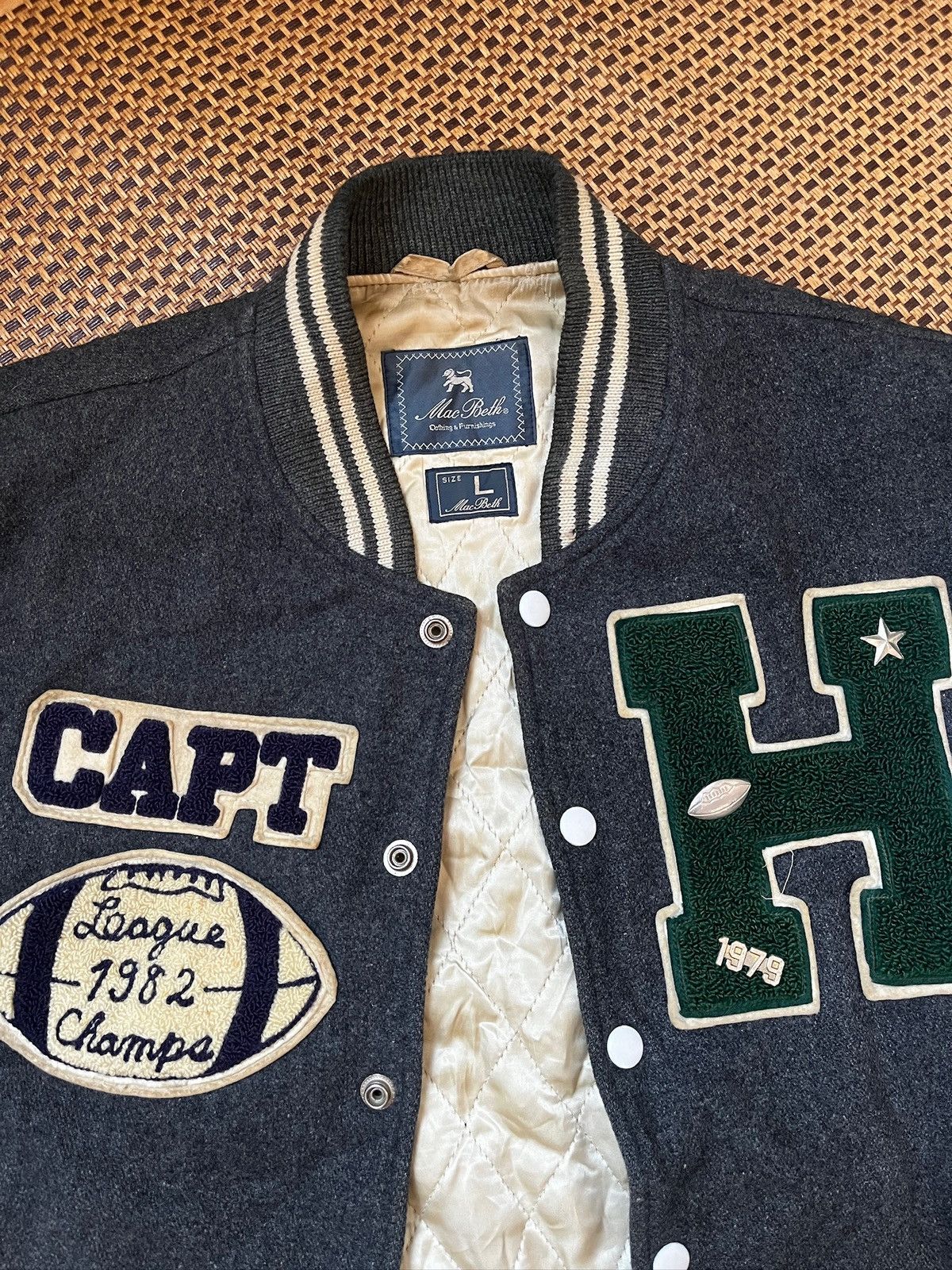 Macbeth Vintage Macbeth Letterman Varsity Jacket Size US L / EU 52-54 / 3 - 6 Thumbnail