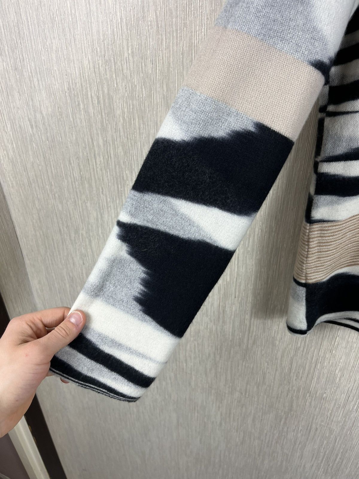 Designer × Missoni Missoni wool zebra patterned turtleneck sweater luxury Size M / US 6-8 / IT 42-44 - 9 Thumbnail
