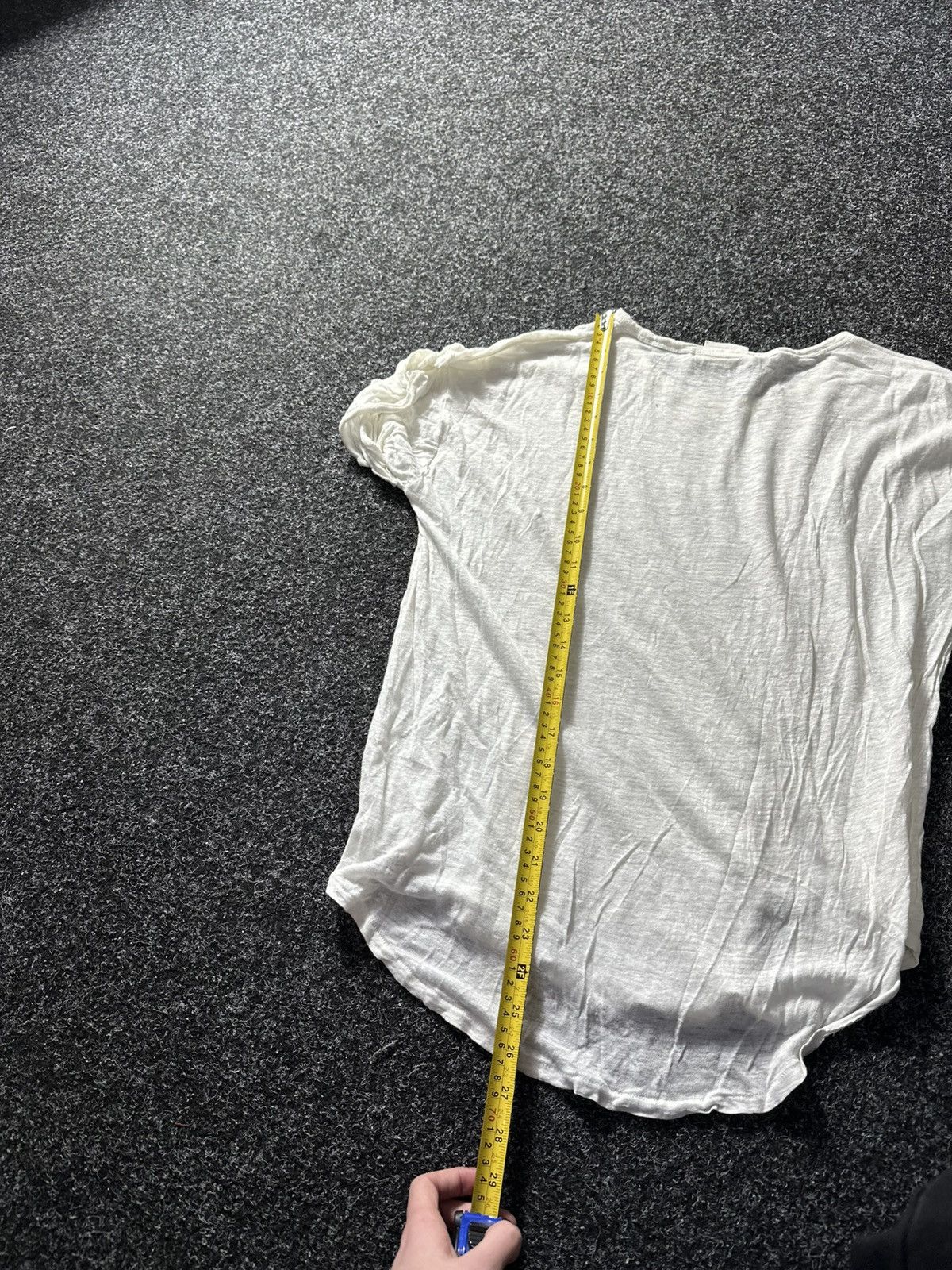 H&M × Isabel Marant 🚨Isabel Marant Striped Distress Ripped Fuzzy tee OPIUM Size L / US 10 / IT 46 - 9 Thumbnail