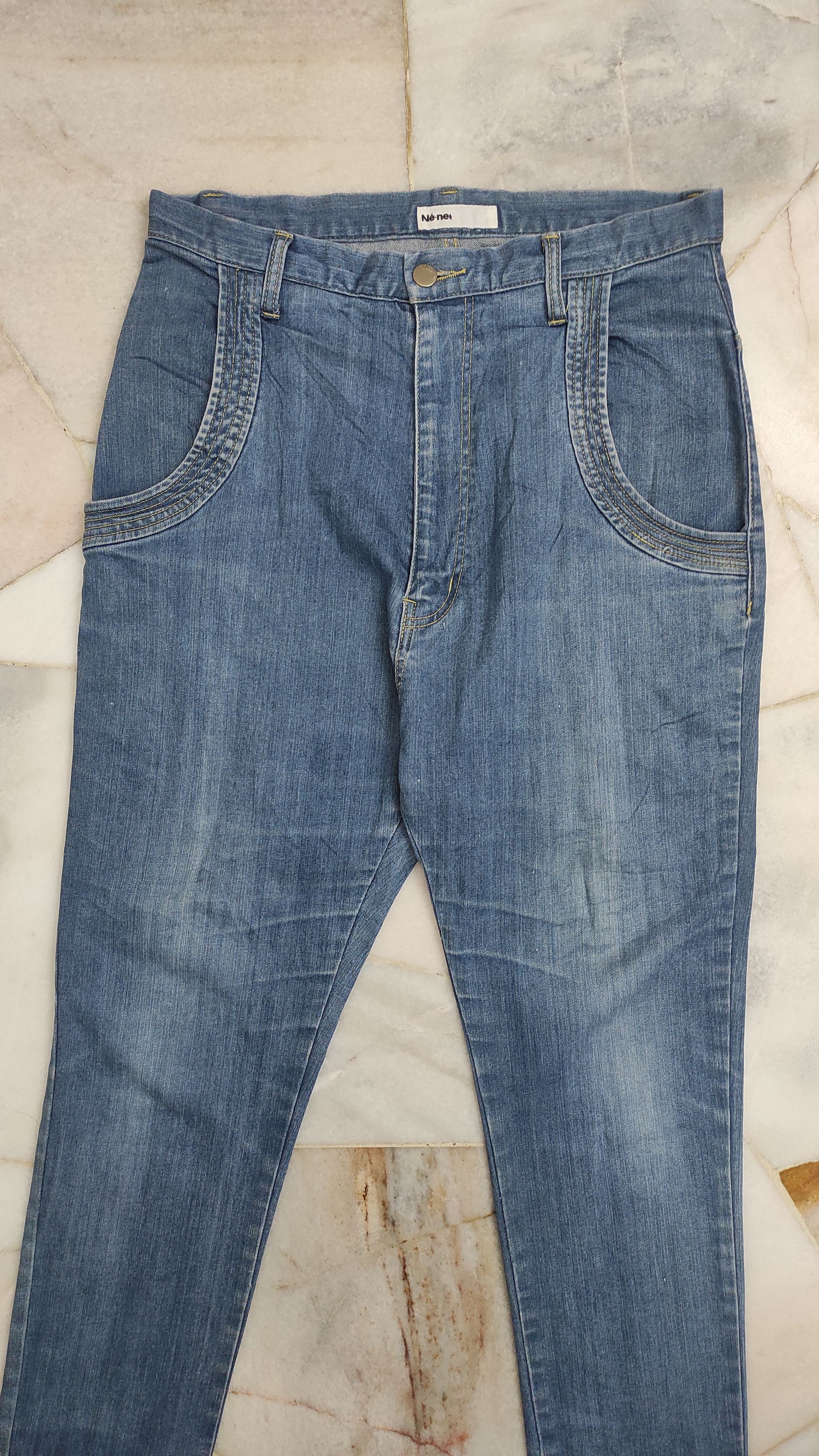 Ne-Net Archive Ne Net mushroom motive high rise skinny jeans Size 31" - 6 Thumbnail