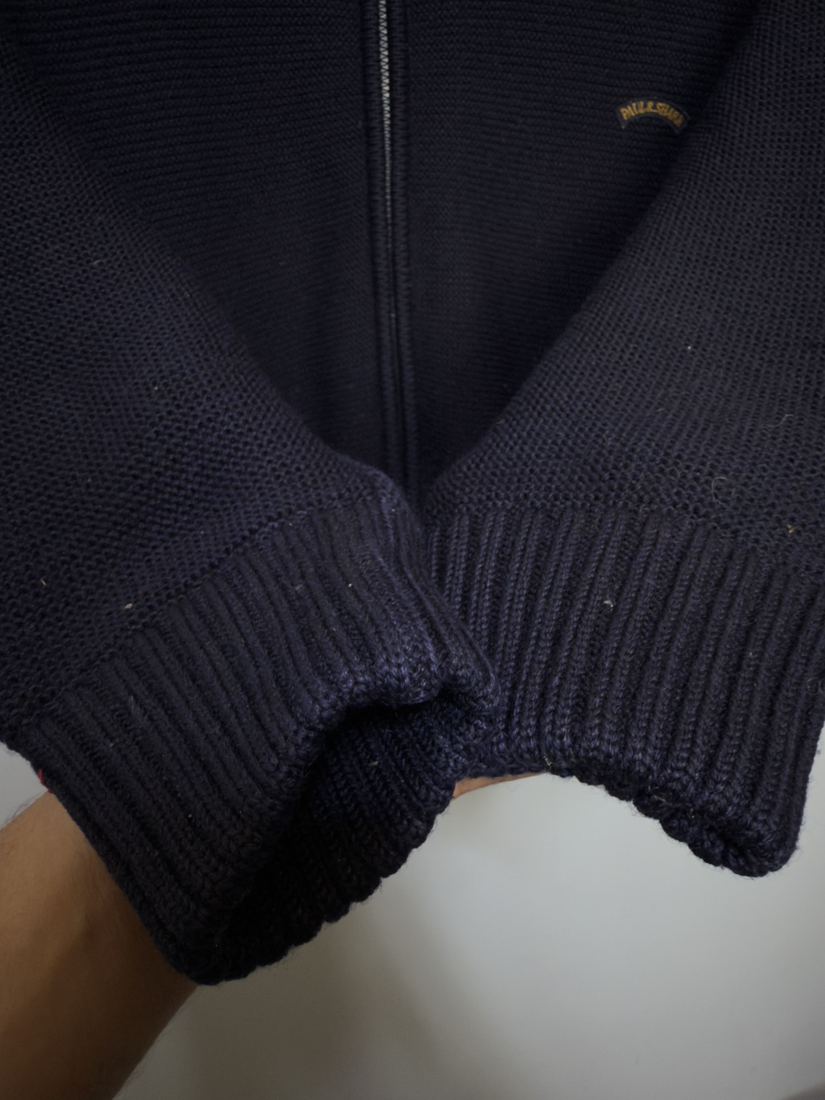 Paul & Shark 🔥 heavy knitting jacket zip up Paul and Shark size L Size US L / EU 52-54 / 3 - 8 Thumbnail